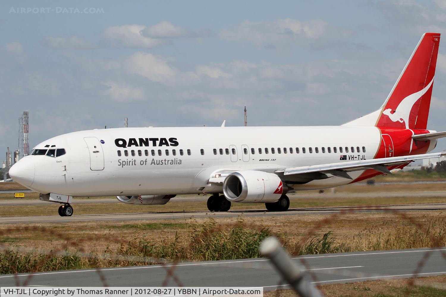 VH-TJL, 1991 Boeing 737-476 C/N 24437, Qantas Boeing 737