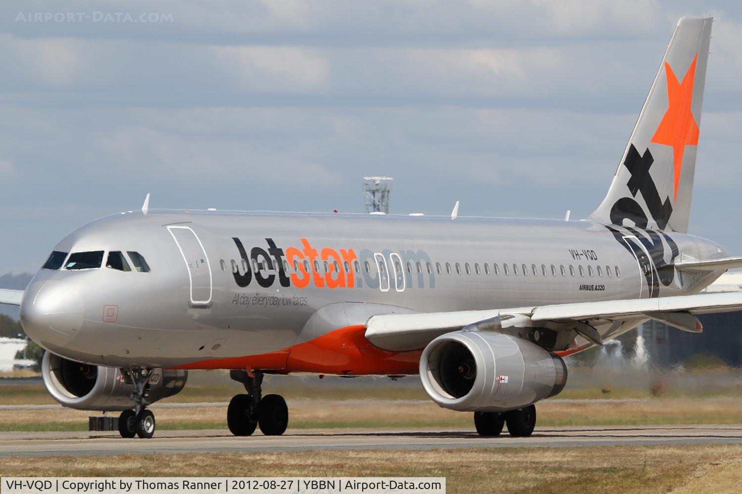 VH-VQD, 2008 Airbus A320-232 C/N 3547, Jetstar Airbus A320