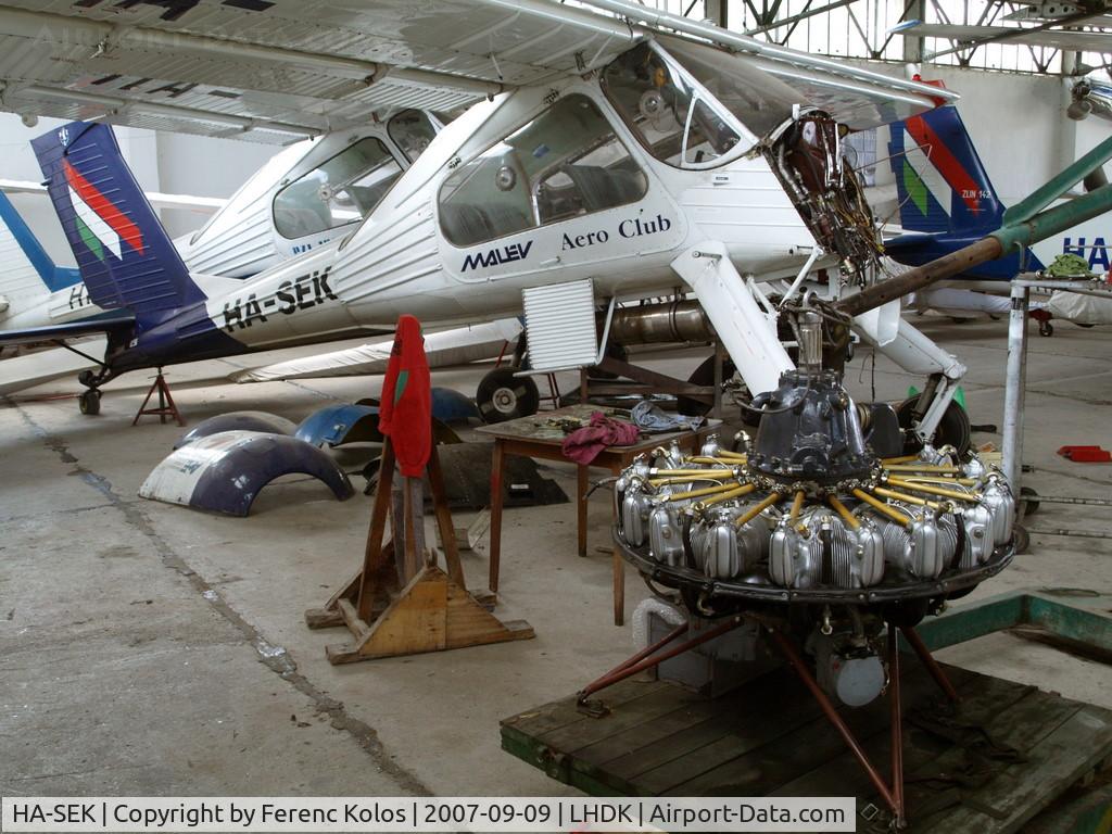 HA-SEK, 1987 PZL-Okecie PZL-104 Wilga 35A C/N 19830852, Dunakeszi
