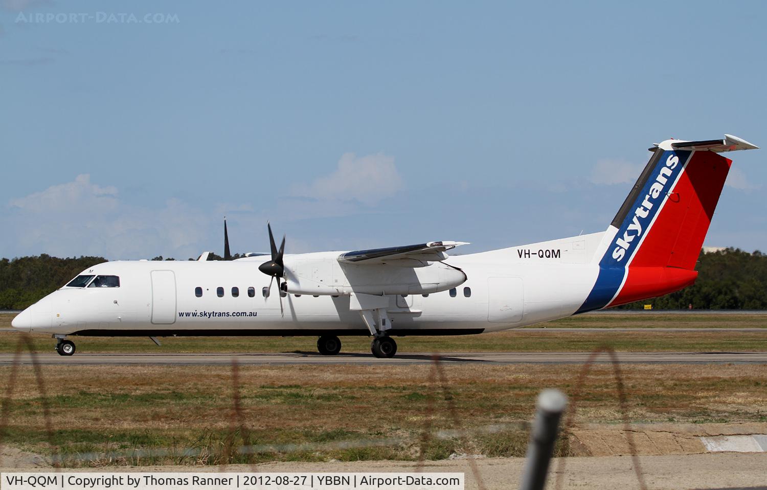 VH-QQM, 1991 De Havilland Canada DHC-8-311 Dash 8 C/N 286, Skytrans DHC-8