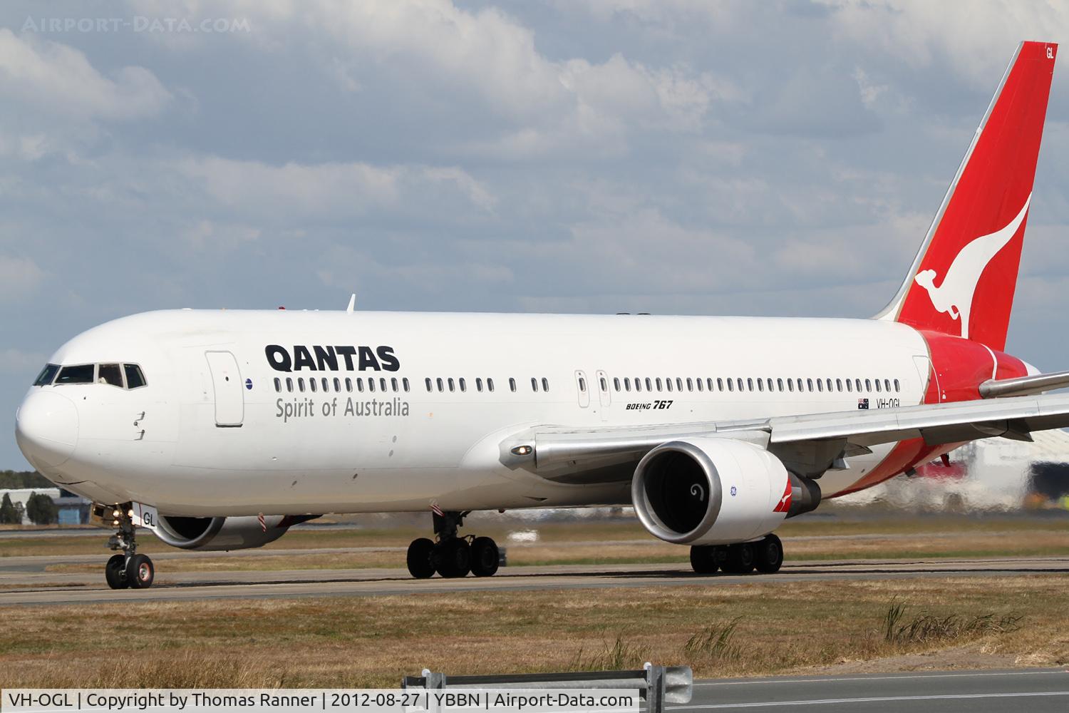 VH-OGL, 1991 Boeing 767-338 C/N 25363, Qantas Boeing 767