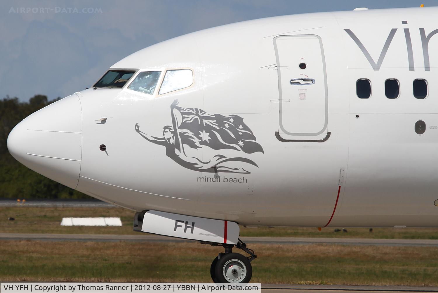 VH-YFH, 2011 Boeing 737-8FE C/N 40996, Virgin Australia Boeing 737