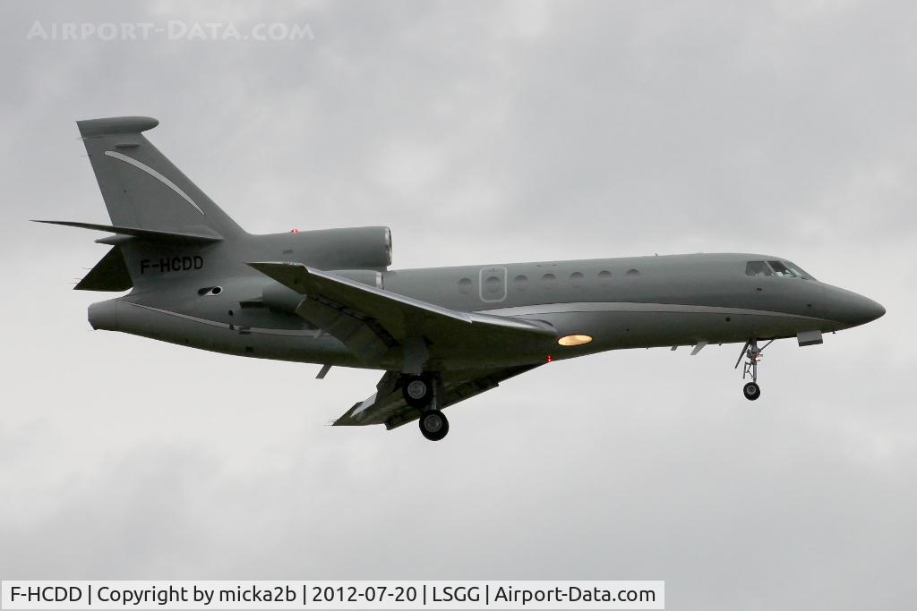 F-HCDD, 2000 Dassault Falcon 50EX C/N 297, Landing