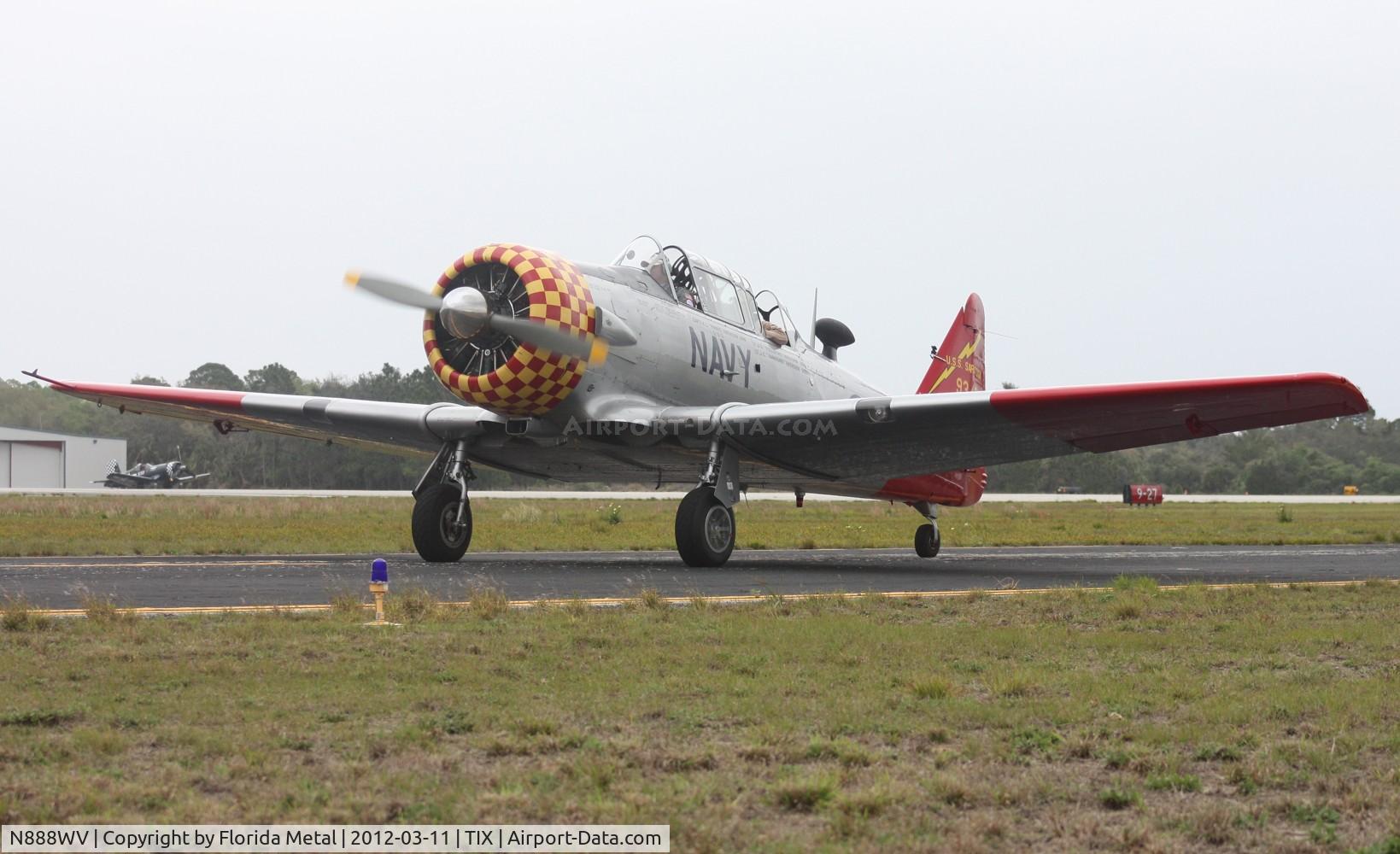 N888WV, 1951 North American T-6G Texan C/N 168-525, T-6G Texan