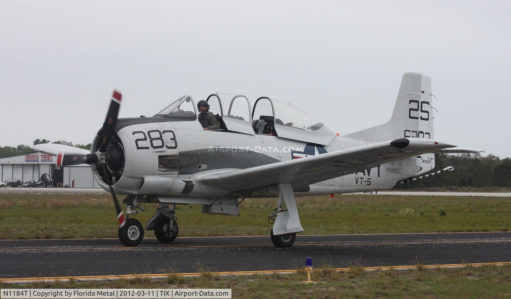 N1184T, 1958 North American T-28C Trojan C/N 252-46 (146283), T-28C