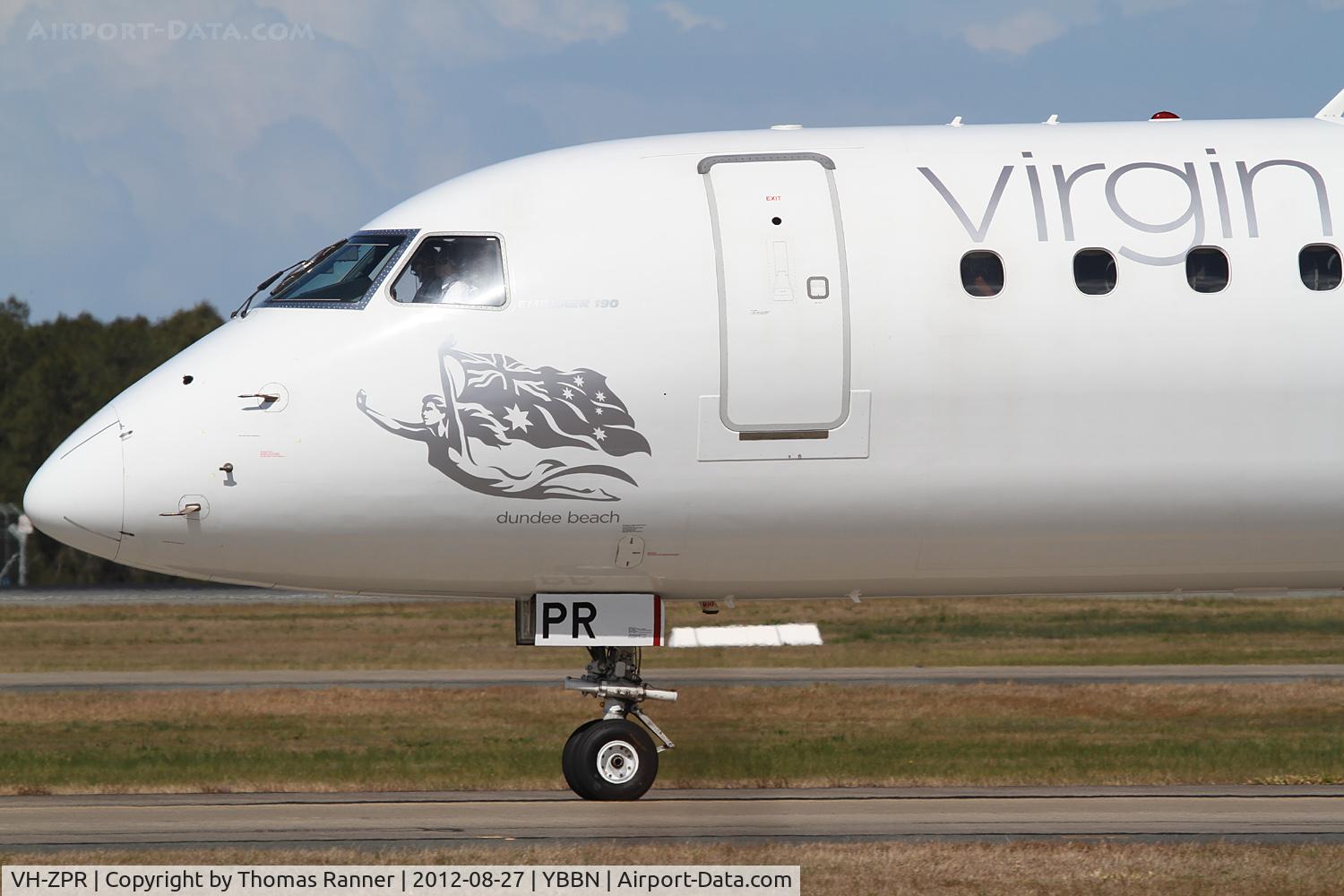 VH-ZPR, 2010 Embraer 190AR (ERJ-190-100IGW) C/N 19000424, Virgin Australia Embraer 190