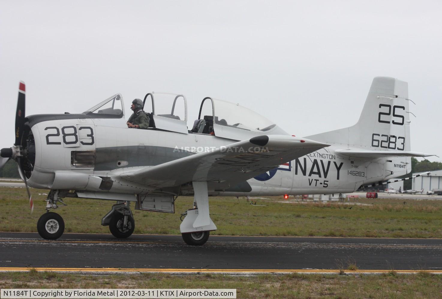 N1184T, 1958 North American T-28C Trojan C/N 252-46 (146283), T-28C