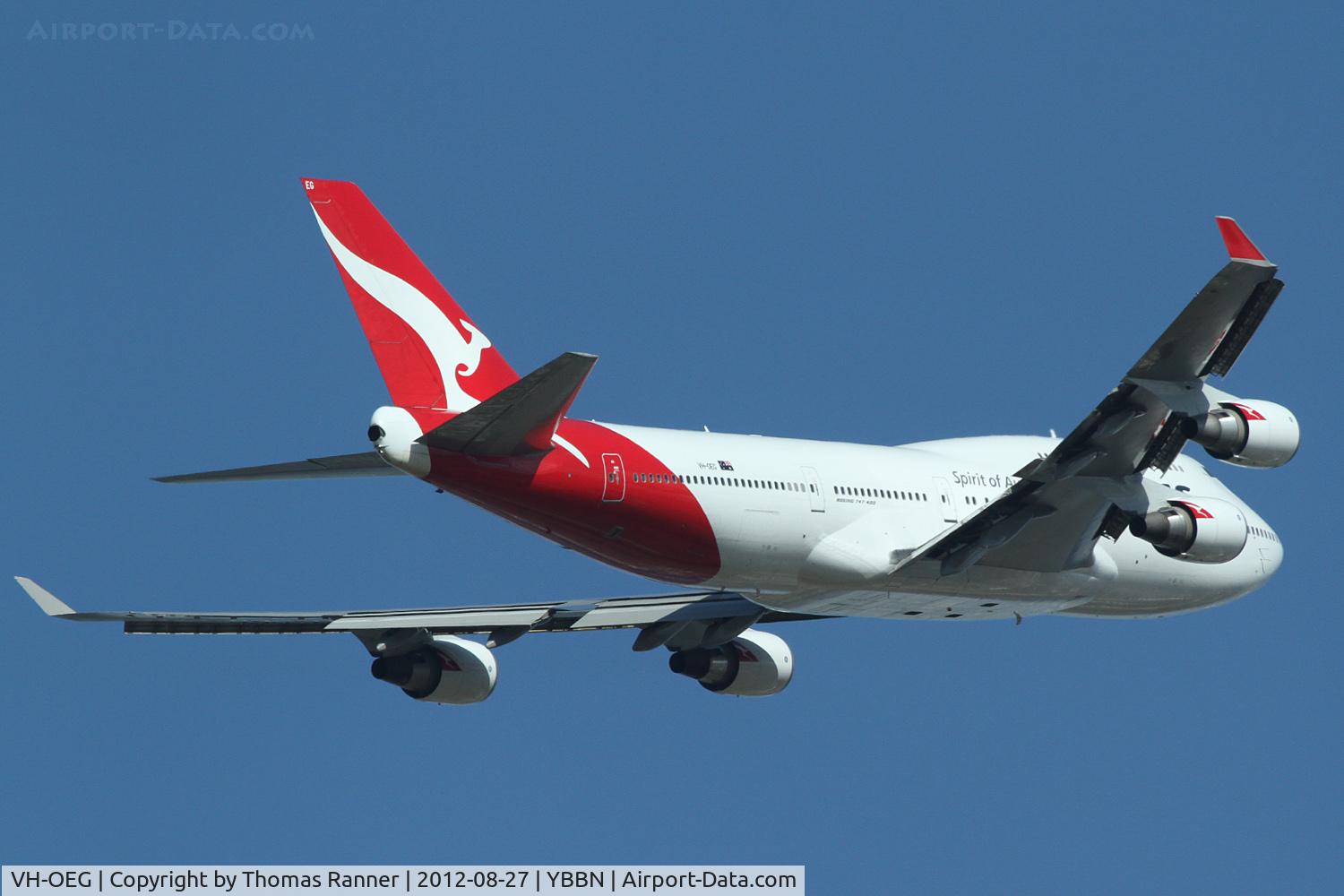 VH-OEG, 2002 Boeing 747-438/ER C/N 32911, Qantas Boeing 747