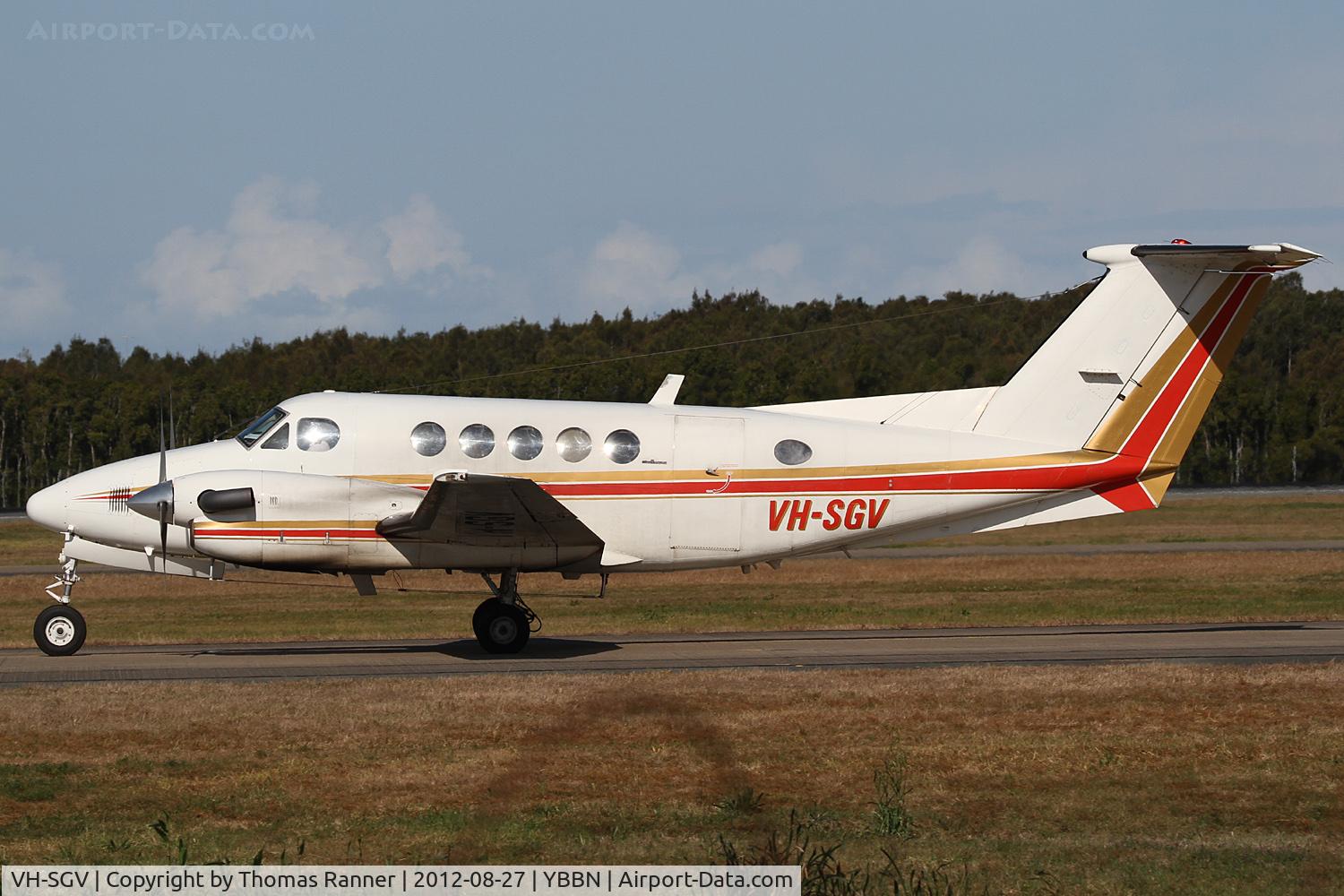VH-SGV, 1980 Beech 200 King Air C/N BB-718, Beechcraft King Air