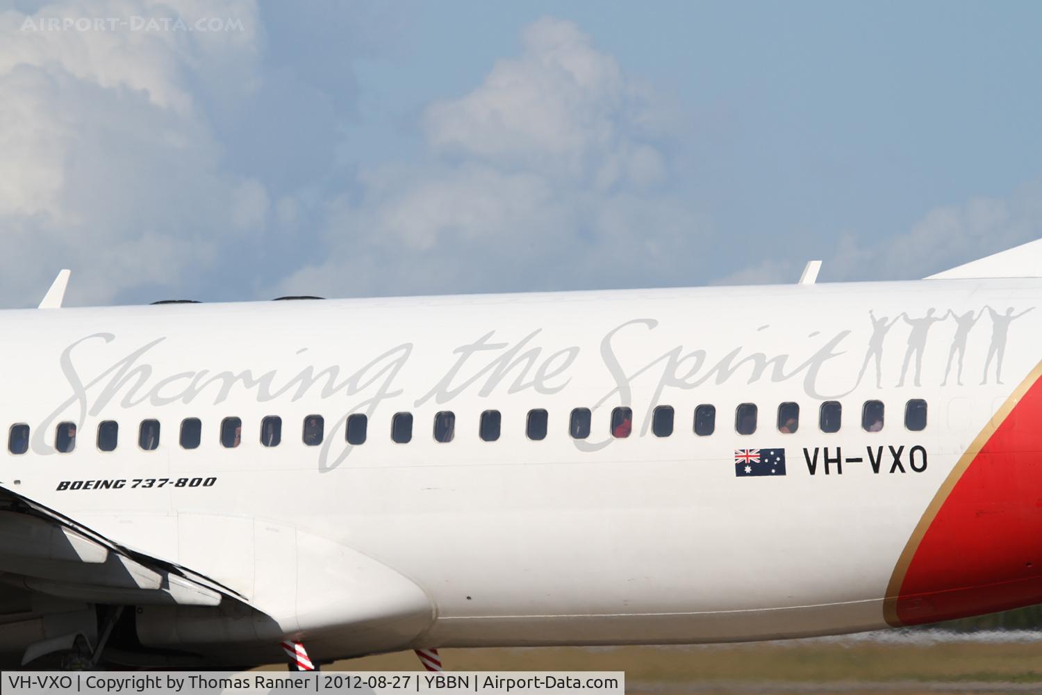 VH-VXO, 2002 Boeing 737-838 C/N 33485, Qantas Boeing 737