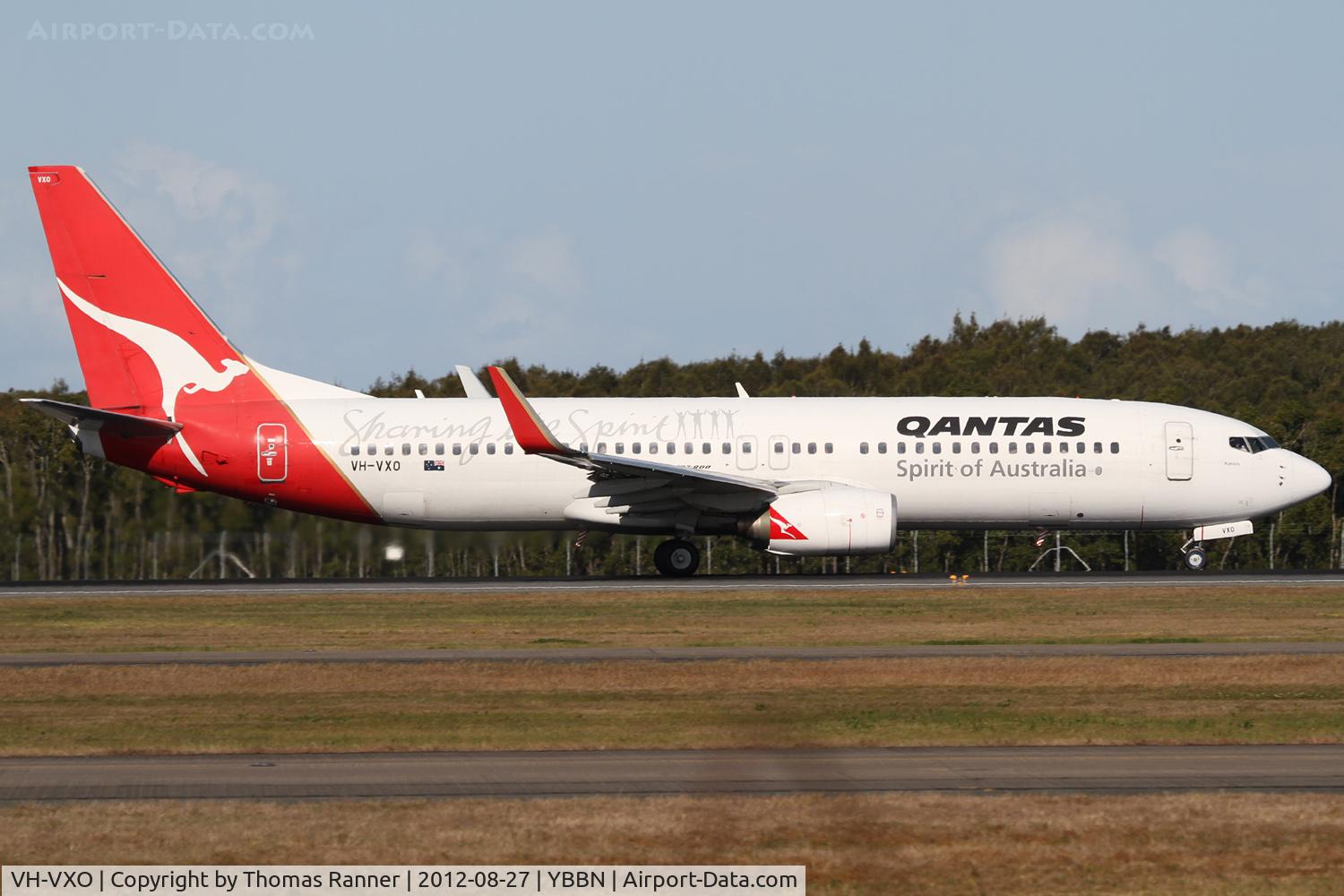 VH-VXO, 2002 Boeing 737-838 C/N 33485, Qantas Boeing 737