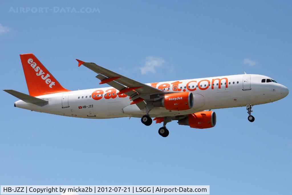 HB-JZZ, 2010 Airbus A320-214 C/N 4233, Landing