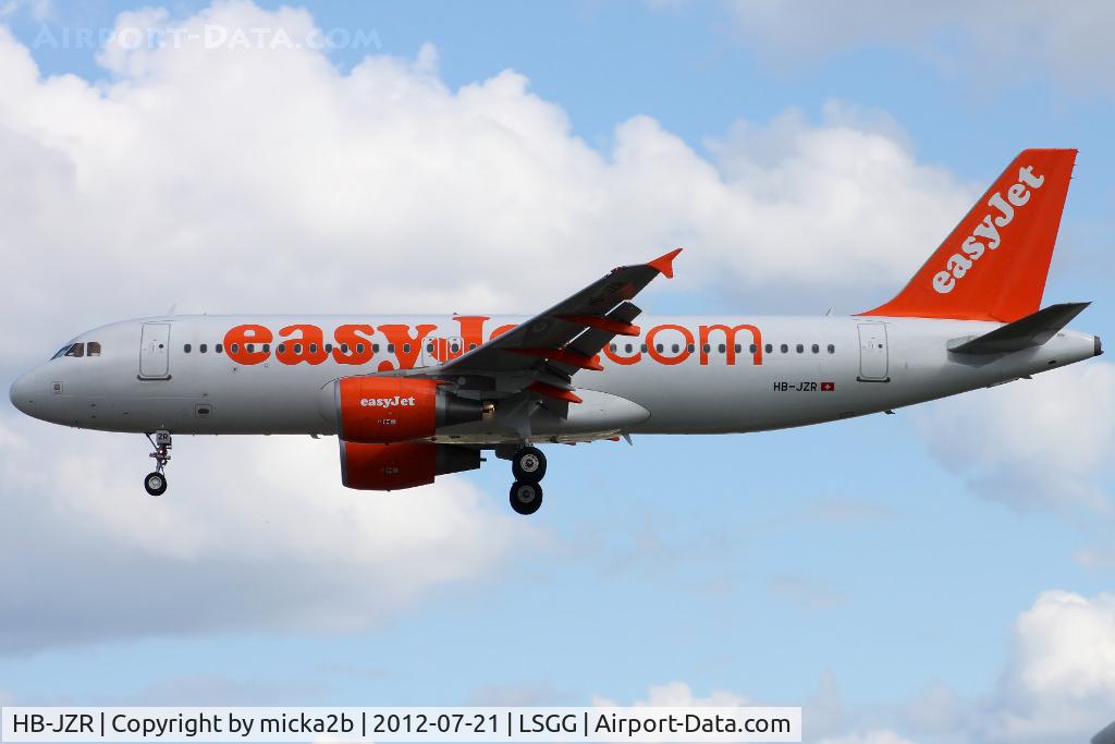 HB-JZR, 2009 Airbus A320-214 C/N 4034, Landing