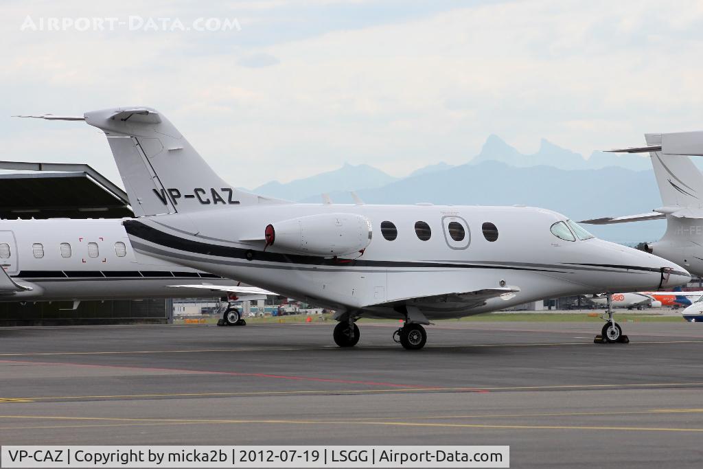 VP-CAZ, 2007 Raytheon 390 Premier IA C/N RB-202, Parked. Crash in March 2013 near Annemasse