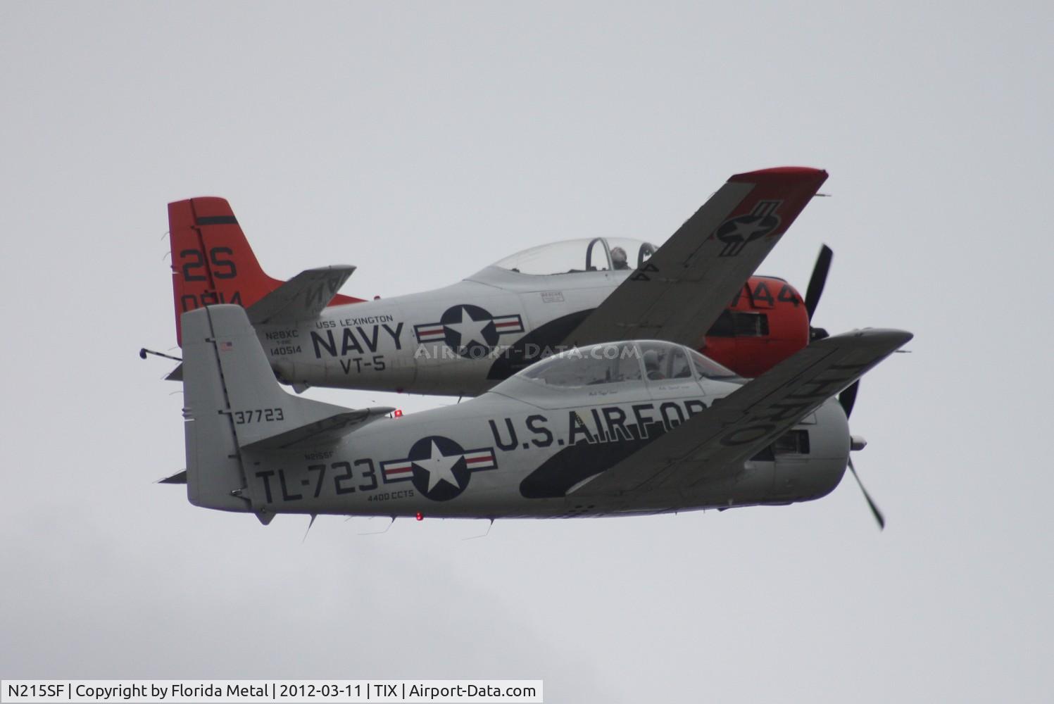 N215SF, 1955 North American T-28B Trojan C/N 200-86 (137723), T-28B