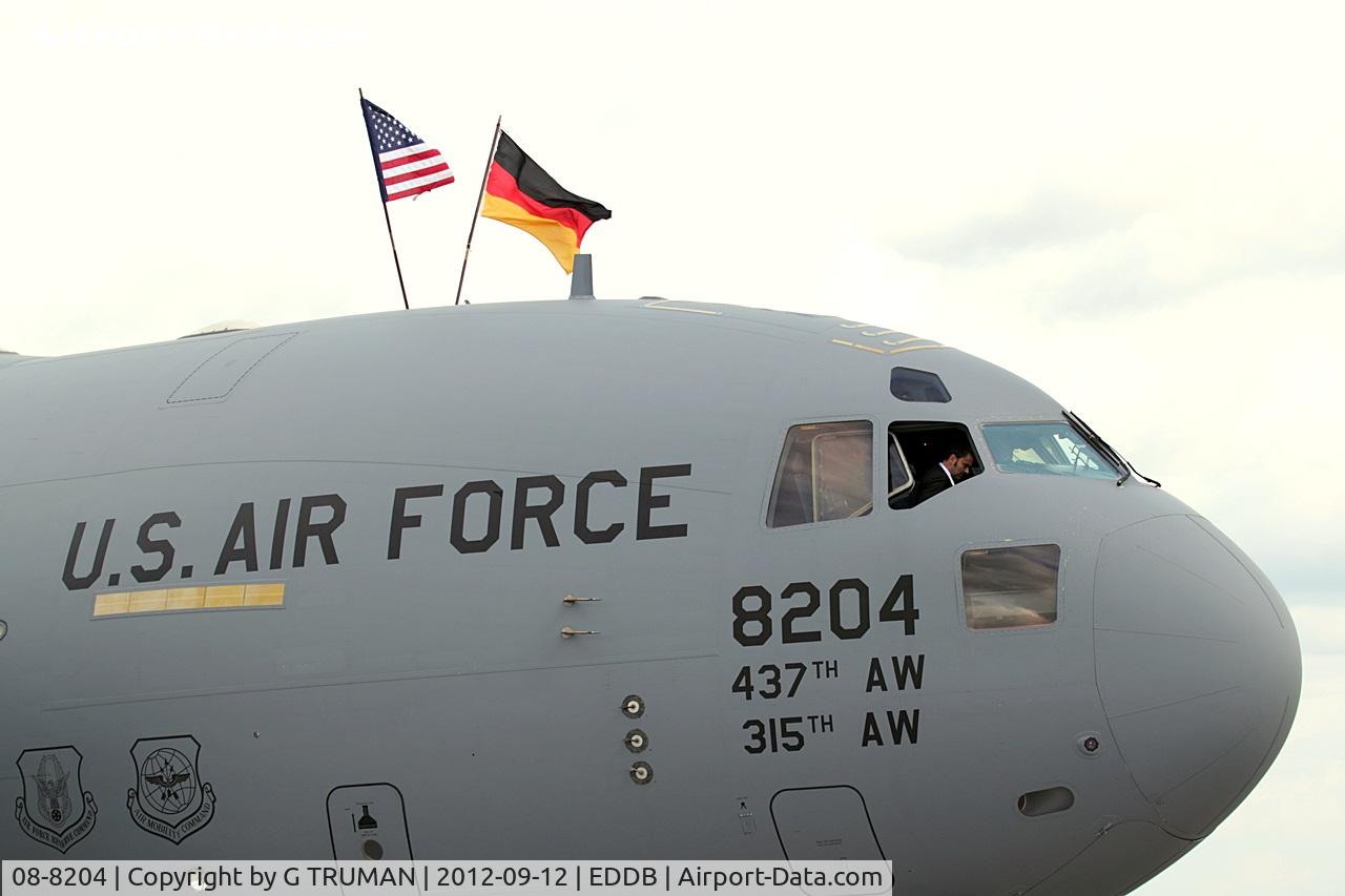 08-8204, 2008 Boeing C-17A Globemaster III C/N P-204, Parked in the static at ILA 2012