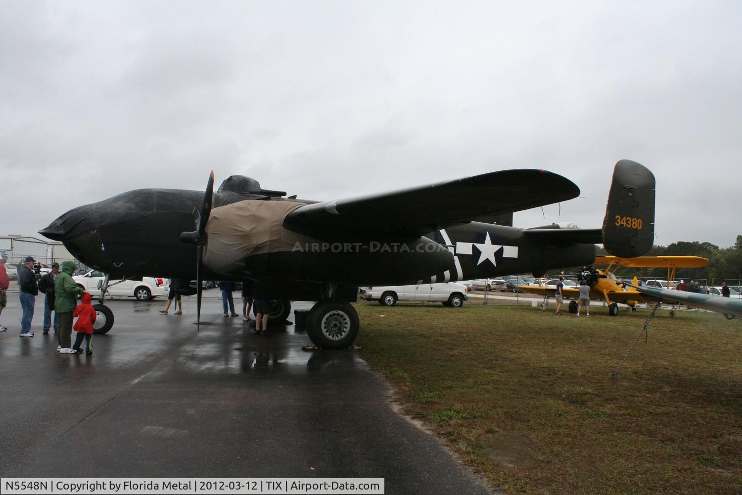 N5548N, 1943 North American B-25H Mitchell C/N 98-21107, Barbie III