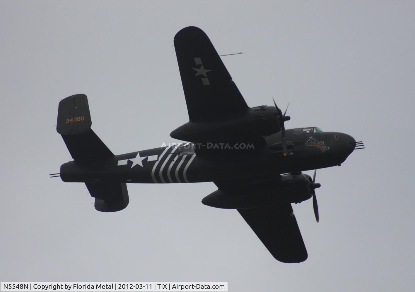N5548N, 1943 North American B-25H Mitchell C/N 98-21107, B-25 Barbie III