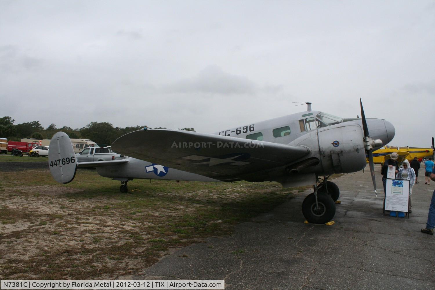 N7381C, 1944 Beech C18S C/N 8104, C-45 Expeditor