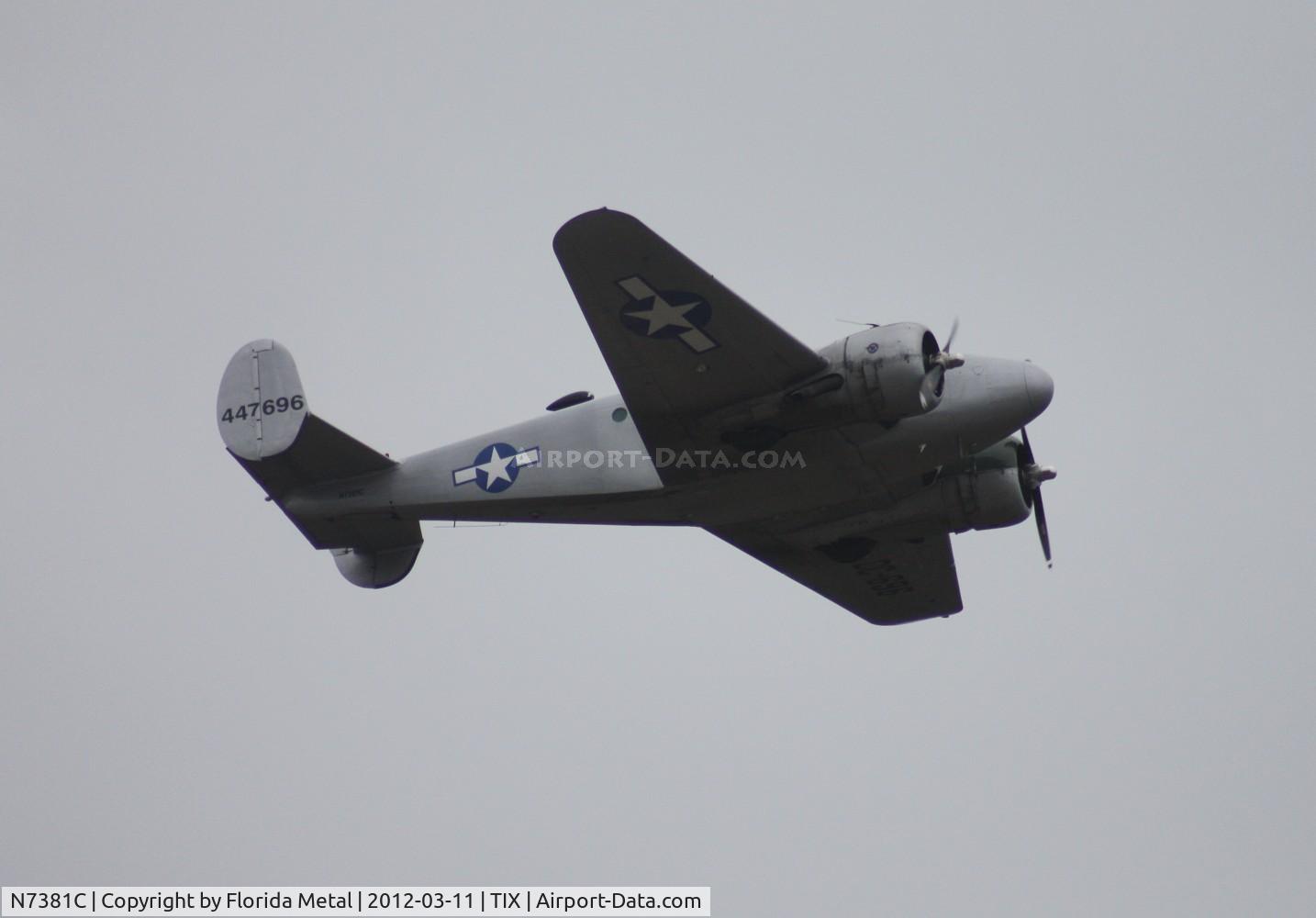 N7381C, 1944 Beech C18S C/N 8104, Beech C-45
