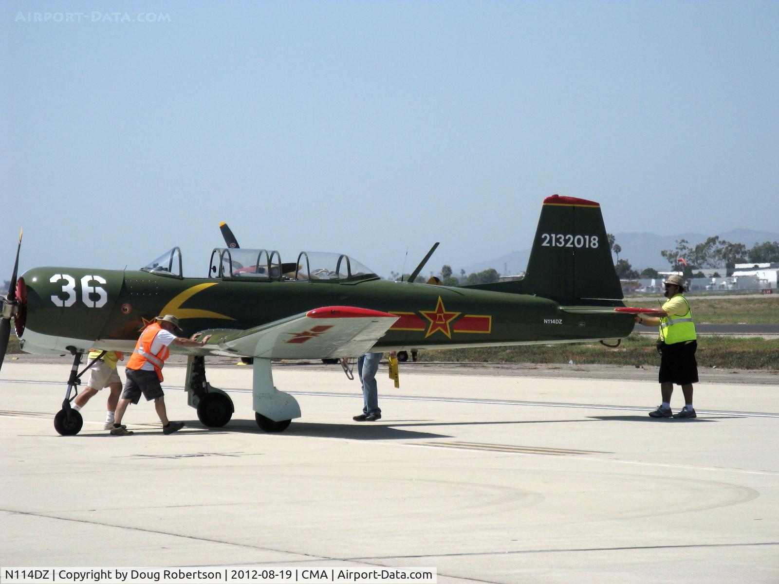 N114DZ, 1967 Nanchang CJ-6A C/N 2132018, 1967 Nanchang China CJ6A, Vedeneev (Ivchenko) M-14P 360 Hp radial upgrade conversion from original Huosai 285 Hp radial