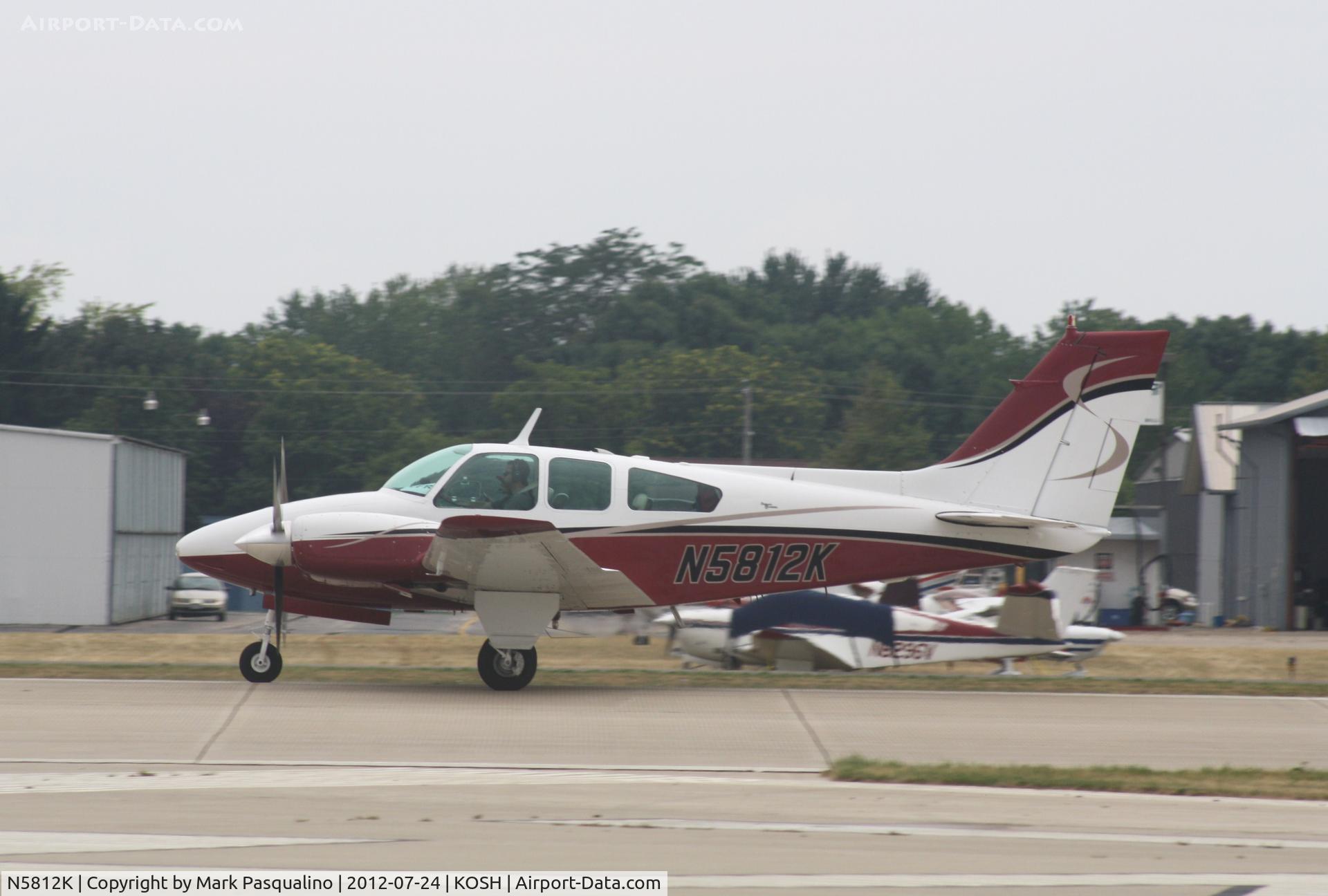 N5812K, 1965 Beech 95-B55 (T42A) Baron C/N TC-939, Beech B55