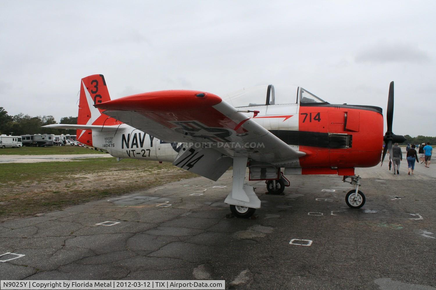 N9025Y, 1956 North American T-28C Trojan C/N 226-152, T-28C