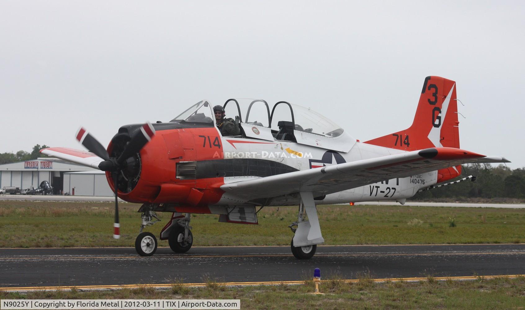 N9025Y, 1956 North American T-28C Trojan C/N 226-152, T-28C