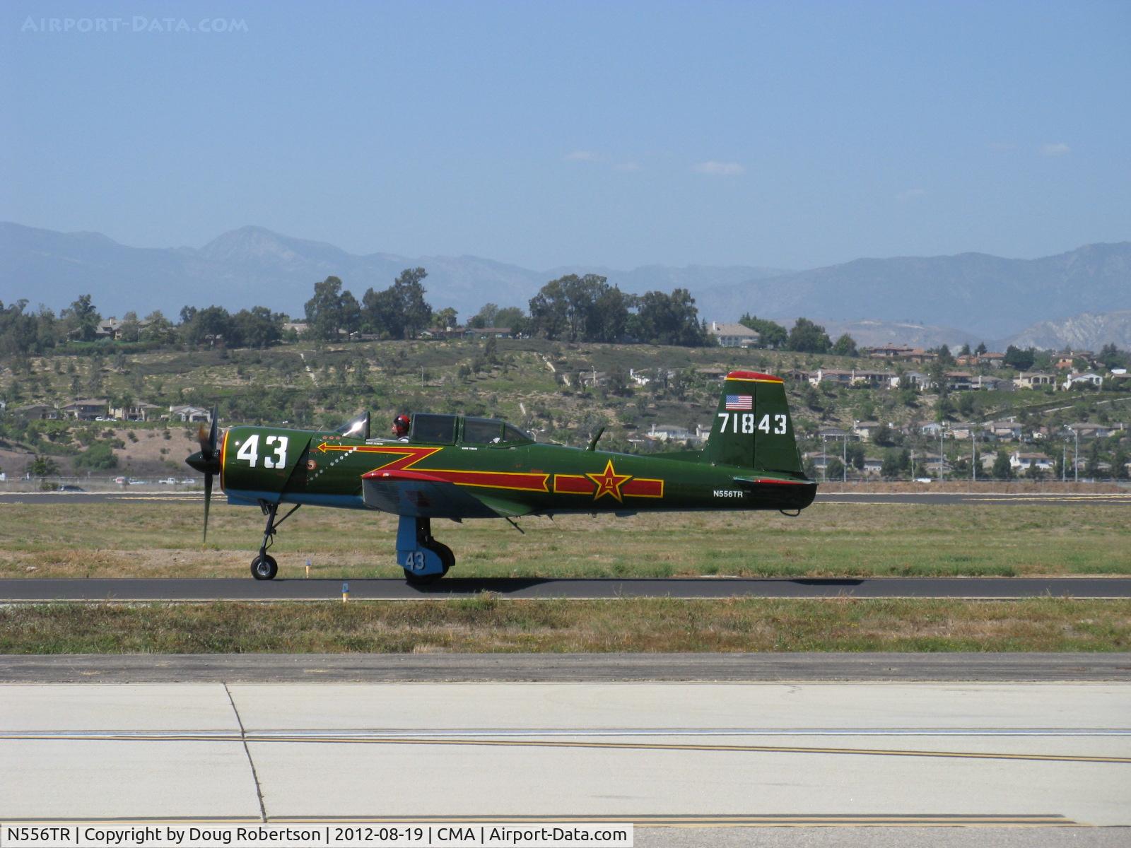 N556TR, 1968 Nanchang CJ-6A C/N 2432060, 1968 Nanchang China CJ-6A, Vedeneev (Ivchenko) M-14P 360 Hp radial upgrade conversion, taxi to 26