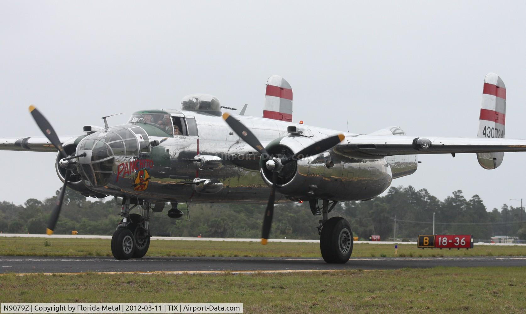 N9079Z, 1944 North American TB-25N Mitchell C/N 108-34009, Panchito B-25