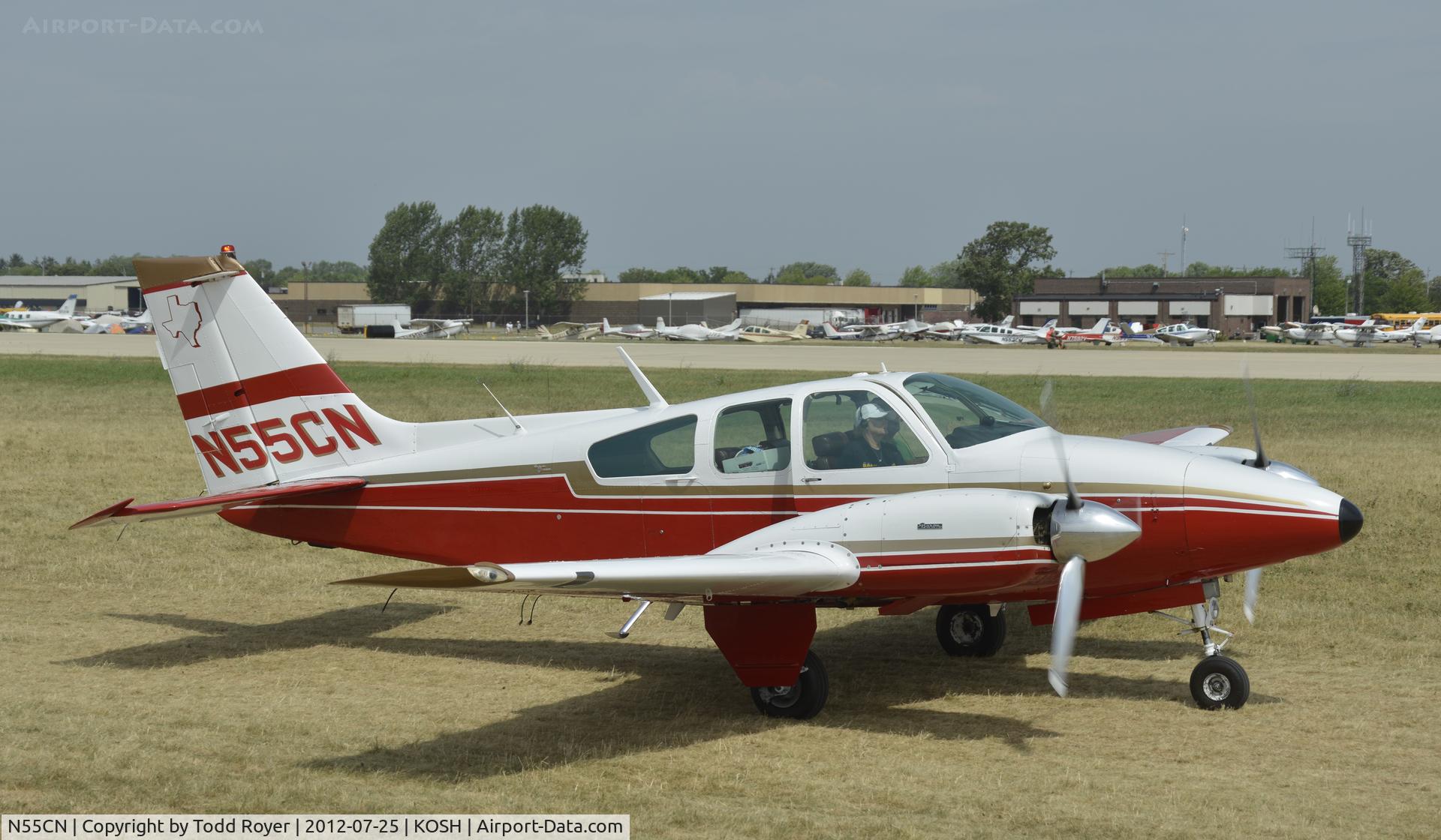 N55CN, 1964 Beech 95-B55 (T42A) Baron C/N TC-601, Airventure 2012