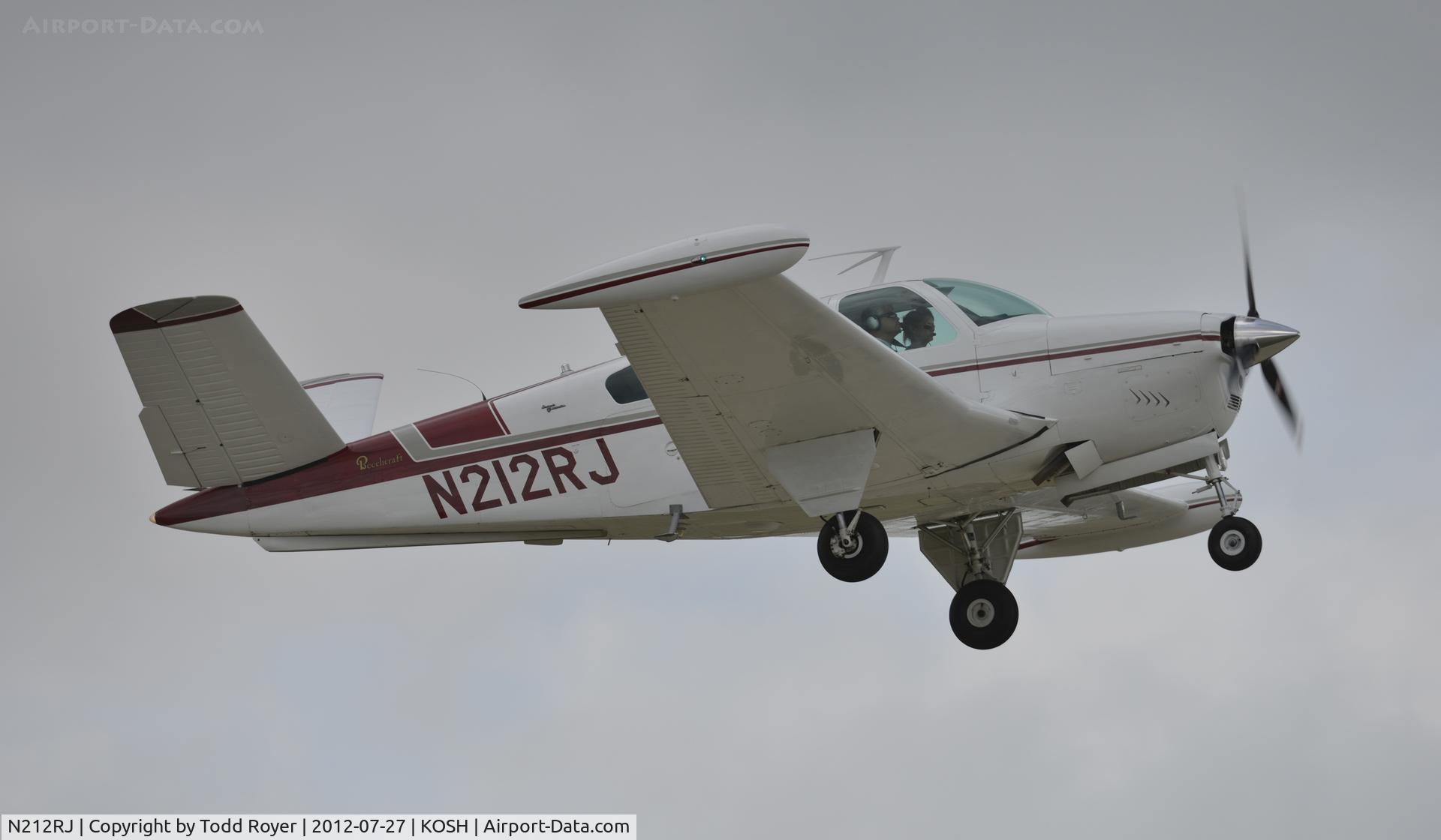 N212RJ, 1964 Beech S35 Bonanza C/N D-7467, Airventure 2012