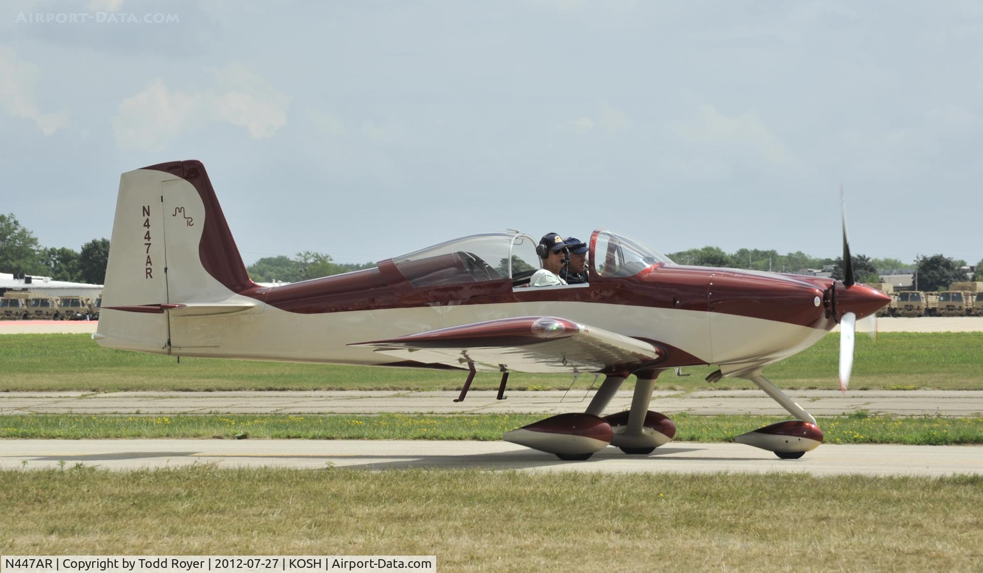 N447AR, Vans RV-7A C/N 71521, Airventure 2012