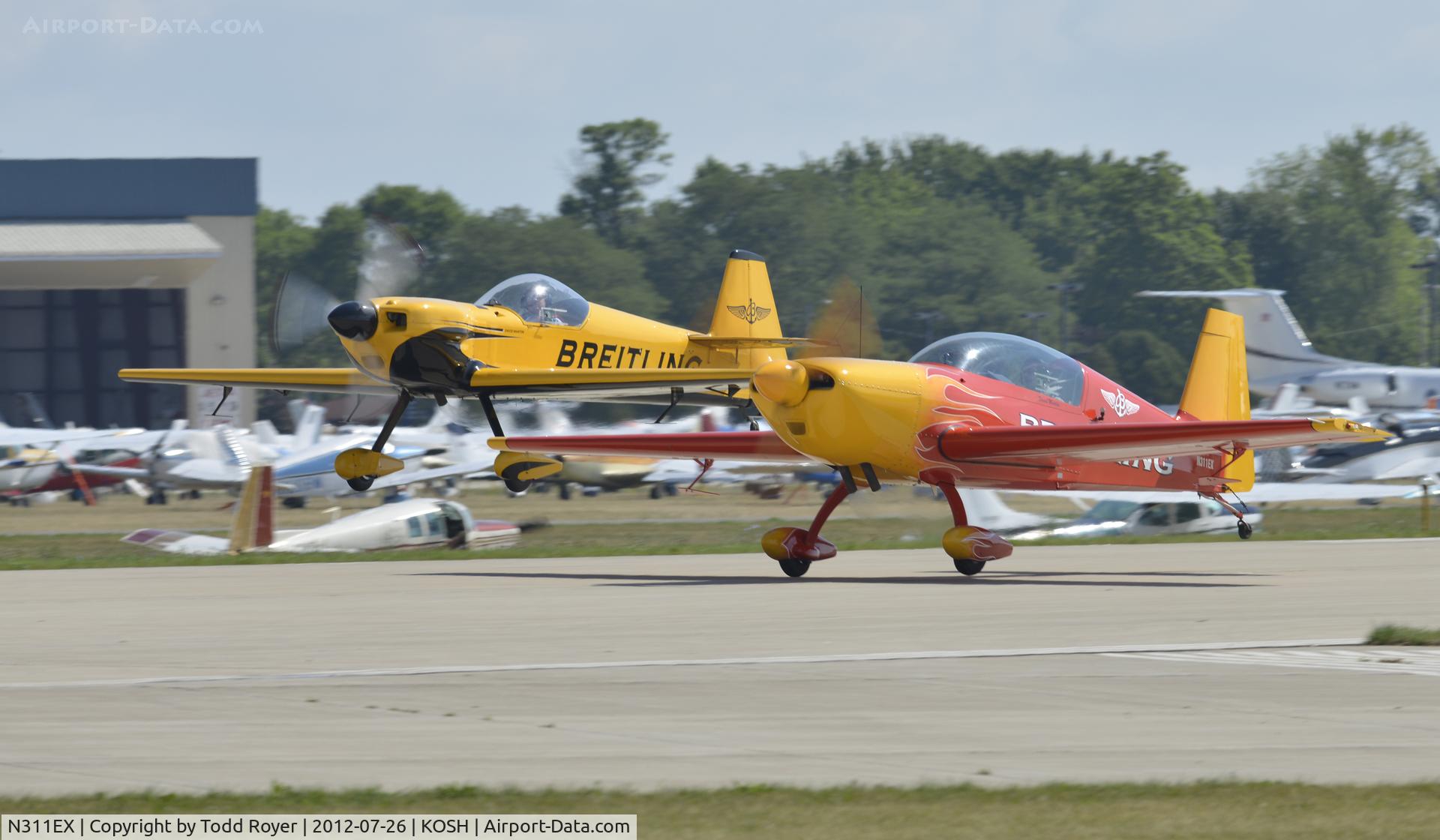 N311EX, 1997 Extra EA-300/L C/N 056, Airventure 2012