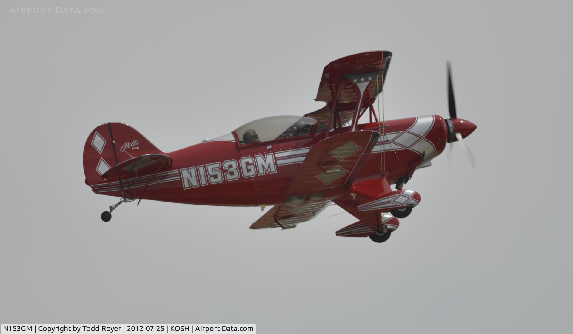 N153GM, 1992 Aviat Pitts S-2B Special C/N 5266, Airventure 2012