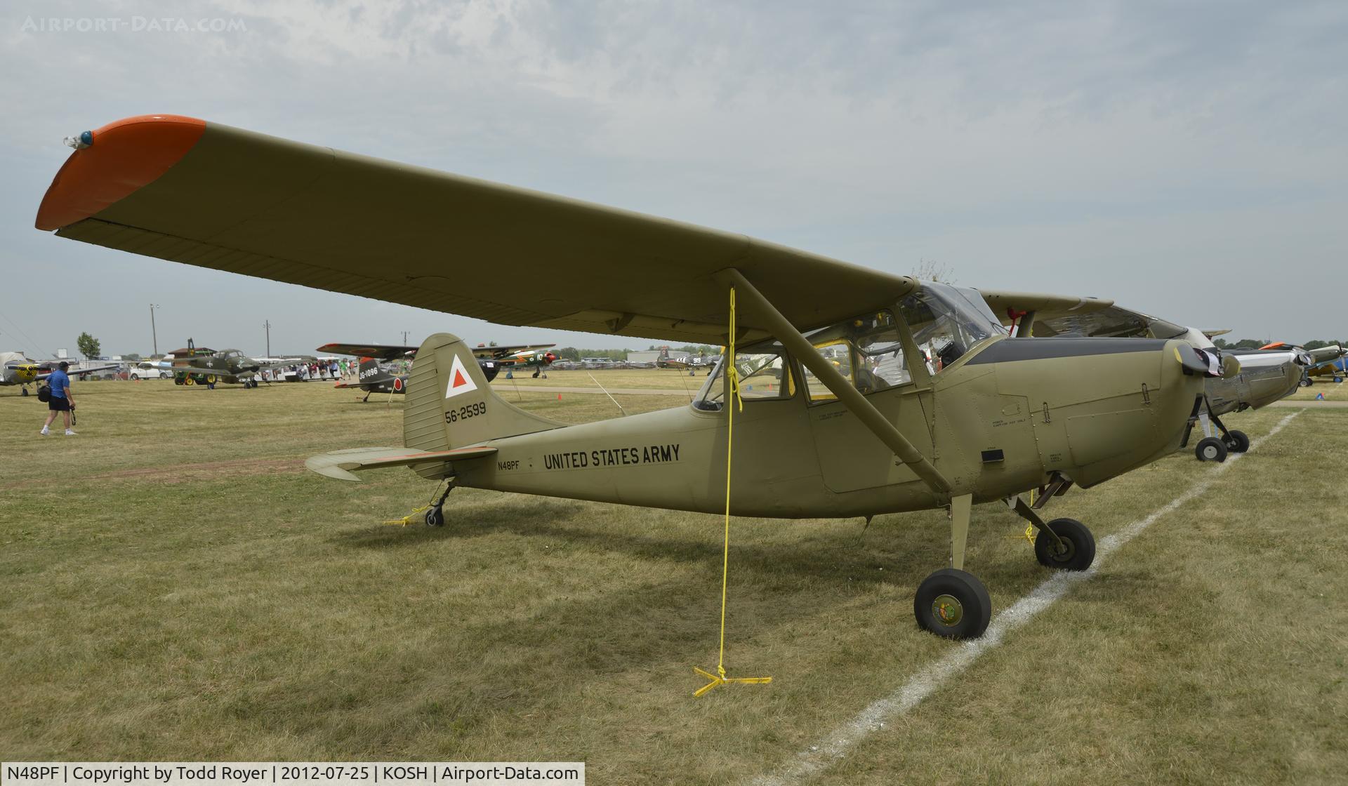 N48PF, 1971 Cessna 305A C/N 23721, Airventure 2012