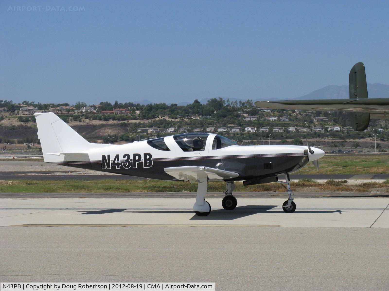 N43PB, 2001 Stoddard-Hamilton Glasair III C/N 3306, 2001 Broen GLASAIR III, Lycoming IO-540 250 Hp, taxi back after landing 26
