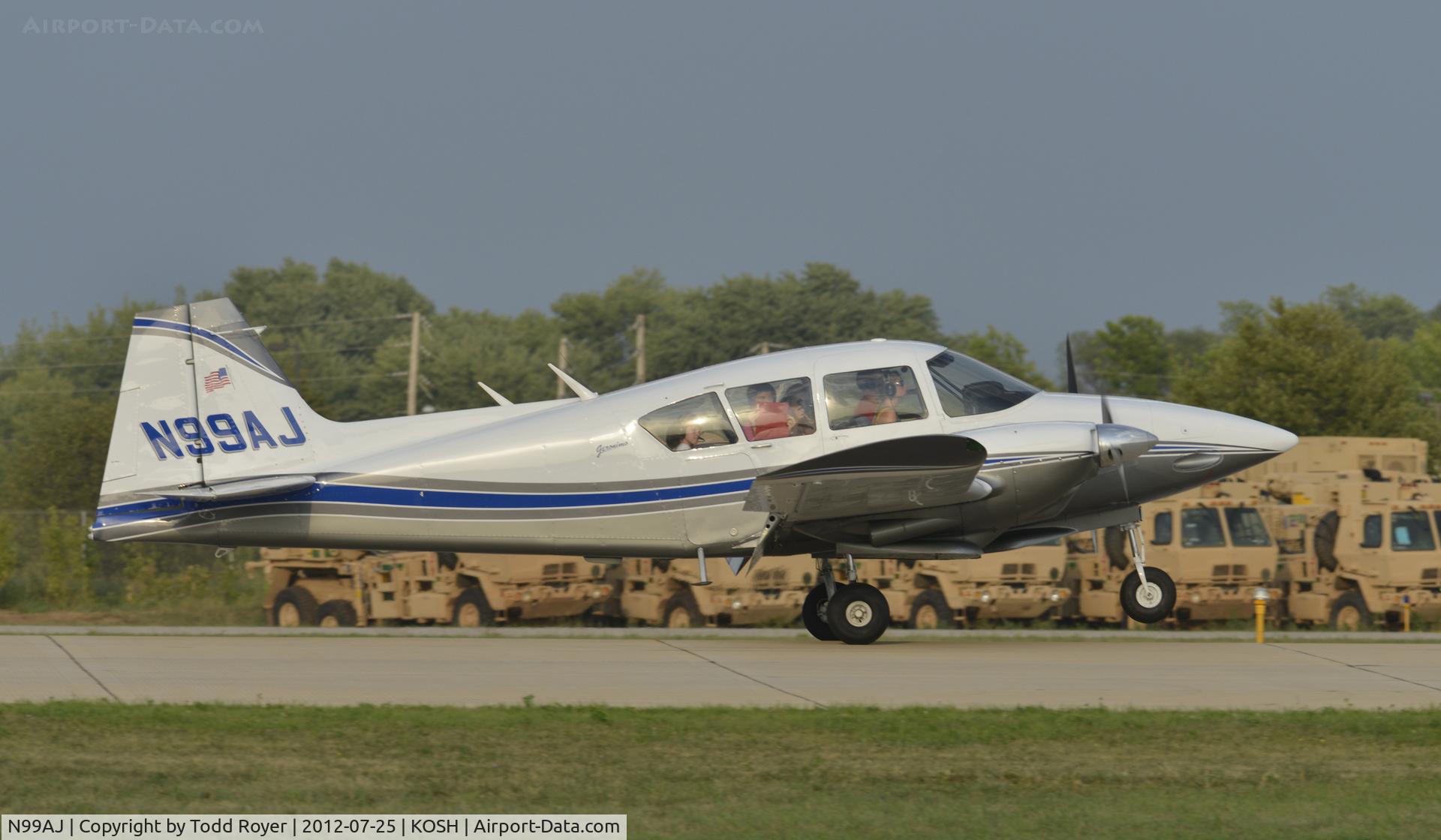 N99AJ, 1960 Piper PA-23-160 Apache C/N 23-1943, Airventure 2012