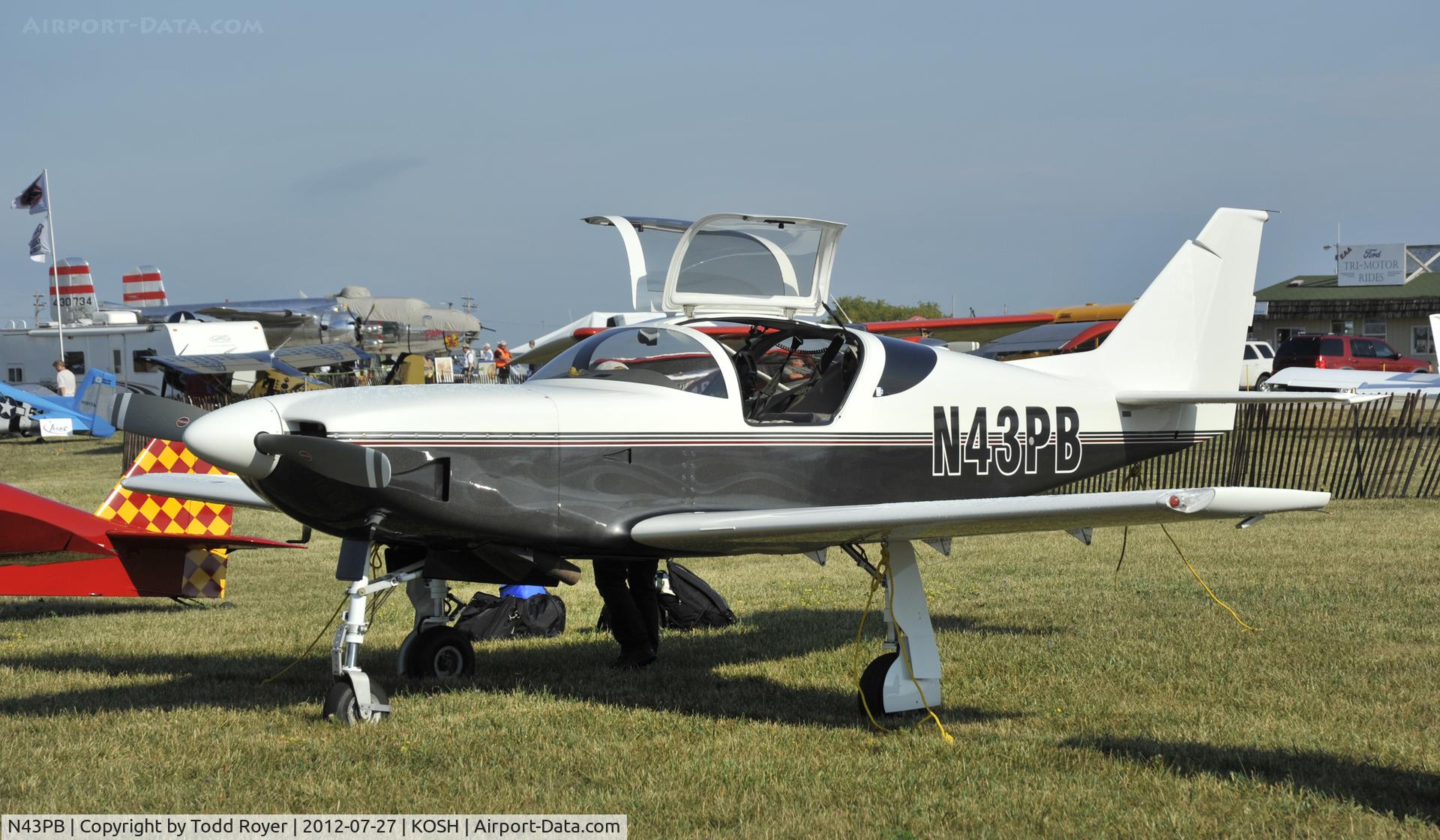N43PB, 2001 Stoddard-Hamilton Glasair III C/N 3306, Airventure 2012