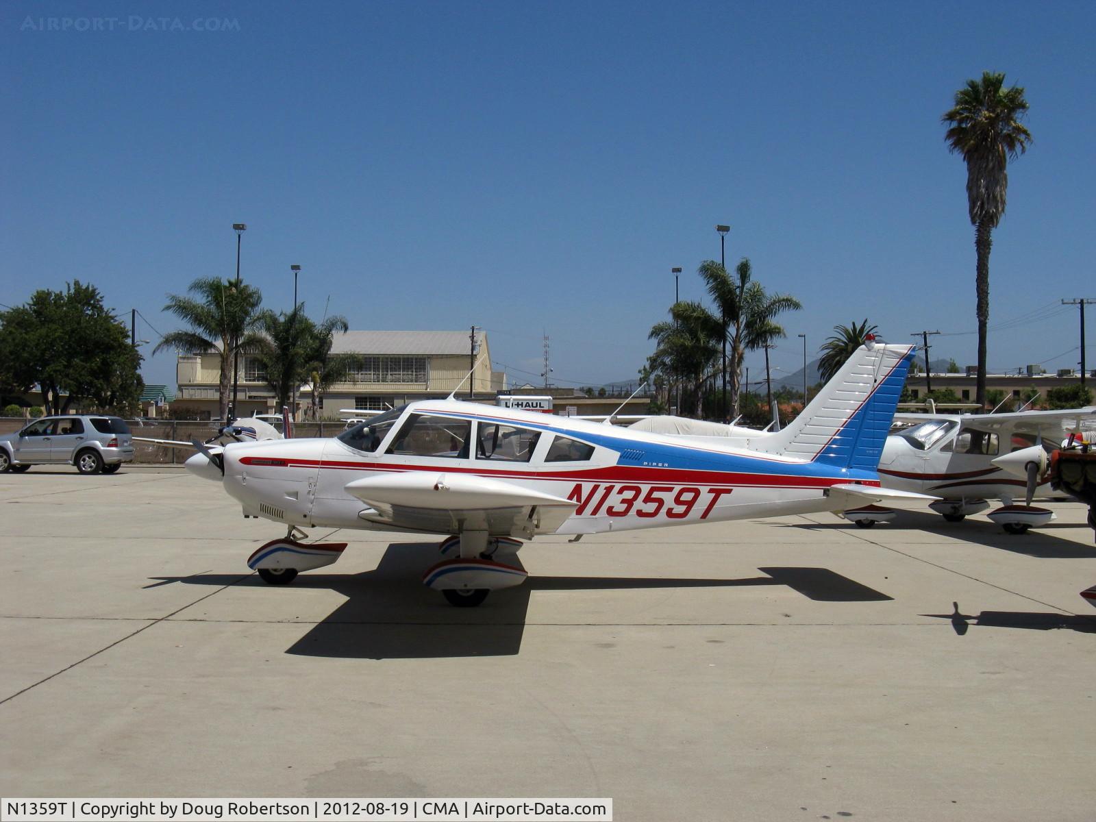 N1359T, 1972 Piper PA-28-180 Cherokee C/N 28-7205288, 1972 Piper PA-28-180 CHEROKEE, Lycoming O&VO-360 180 Hp