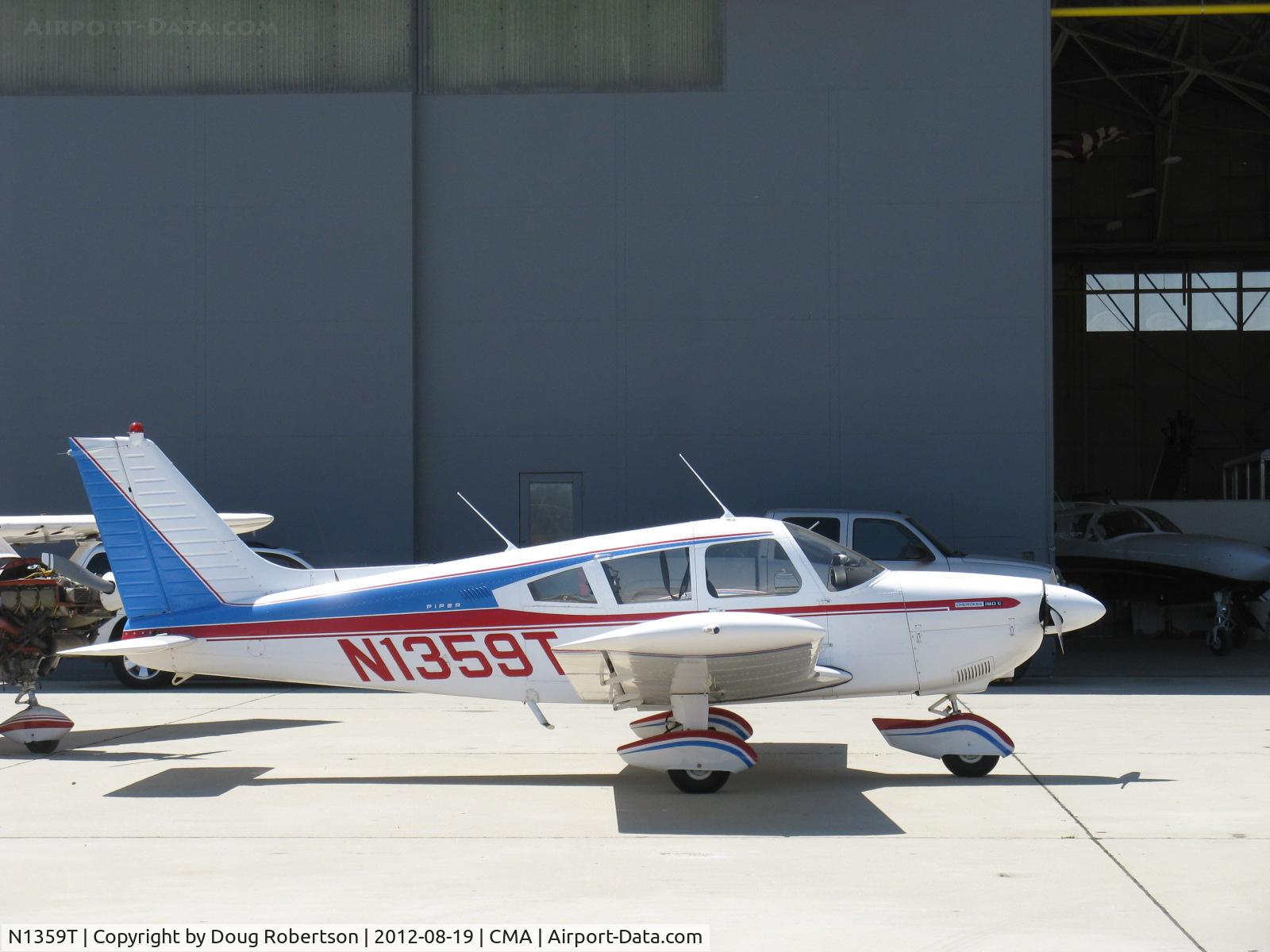N1359T, 1972 Piper PA-28-180 Cherokee C/N 28-7205288, 1972 Piper PA-28-180 CHEROKEE, Lycoming O&VO-360 180 Hp
