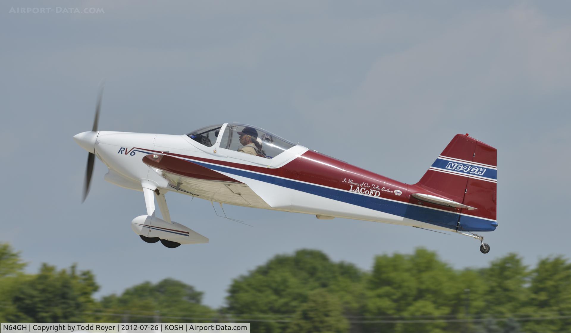 N64GH, 2000 Vans RV-6 C/N 24683, Airventure 2012