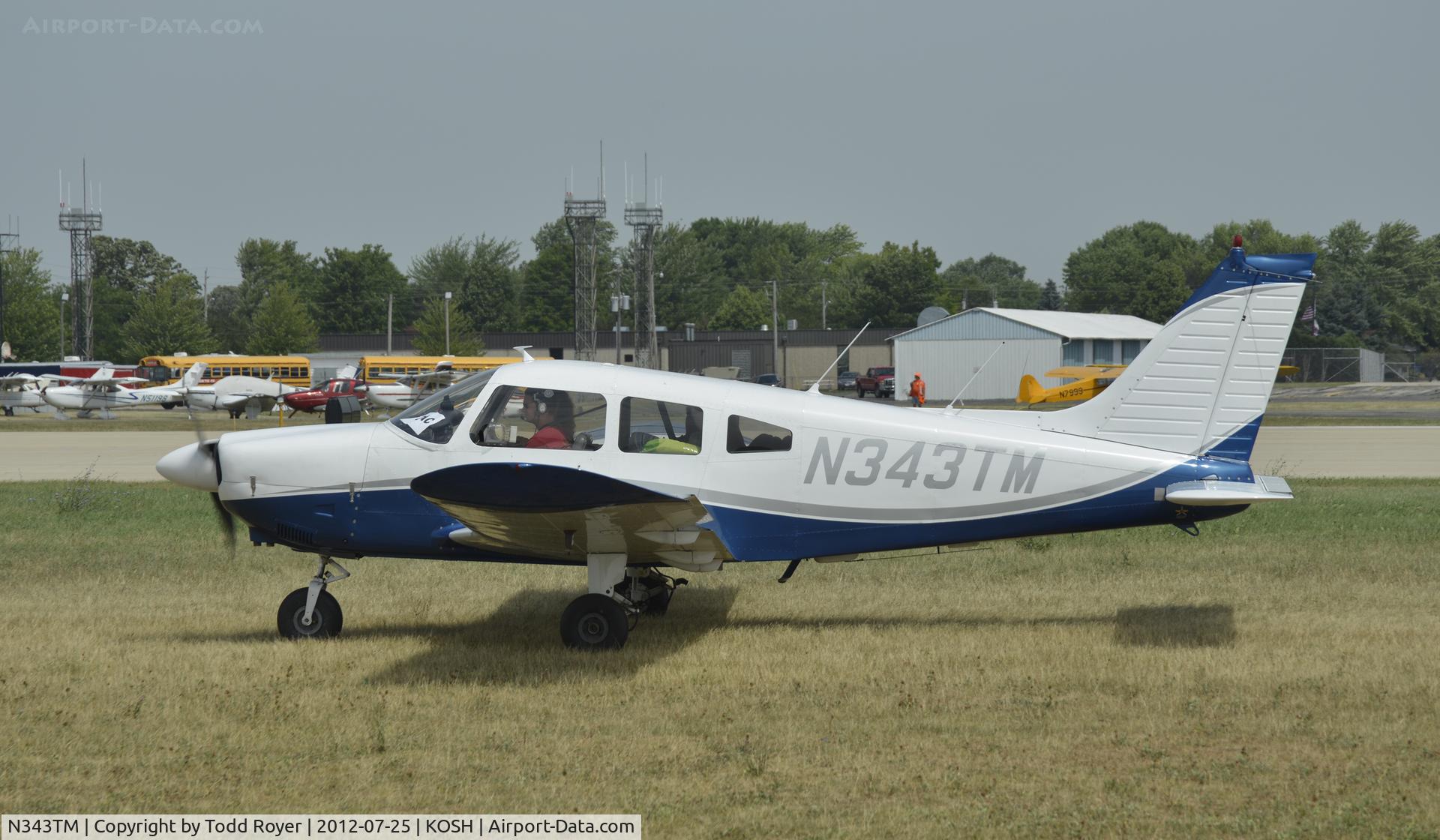 N343TM, 1974 Piper PA-28-180 C/N 28-7505051, Airventure 2012
