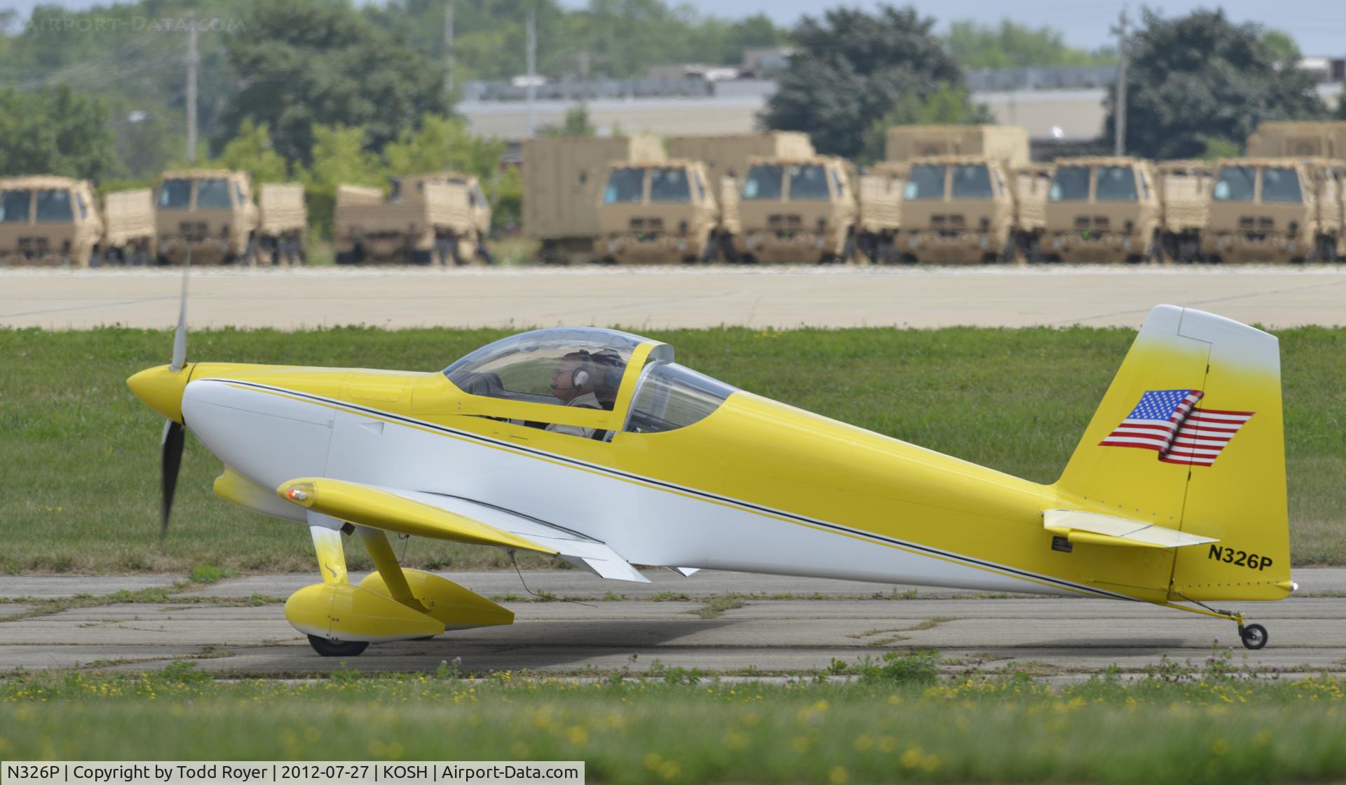 N326P, Vans RV-7 C/N 72077, Airventure 2012