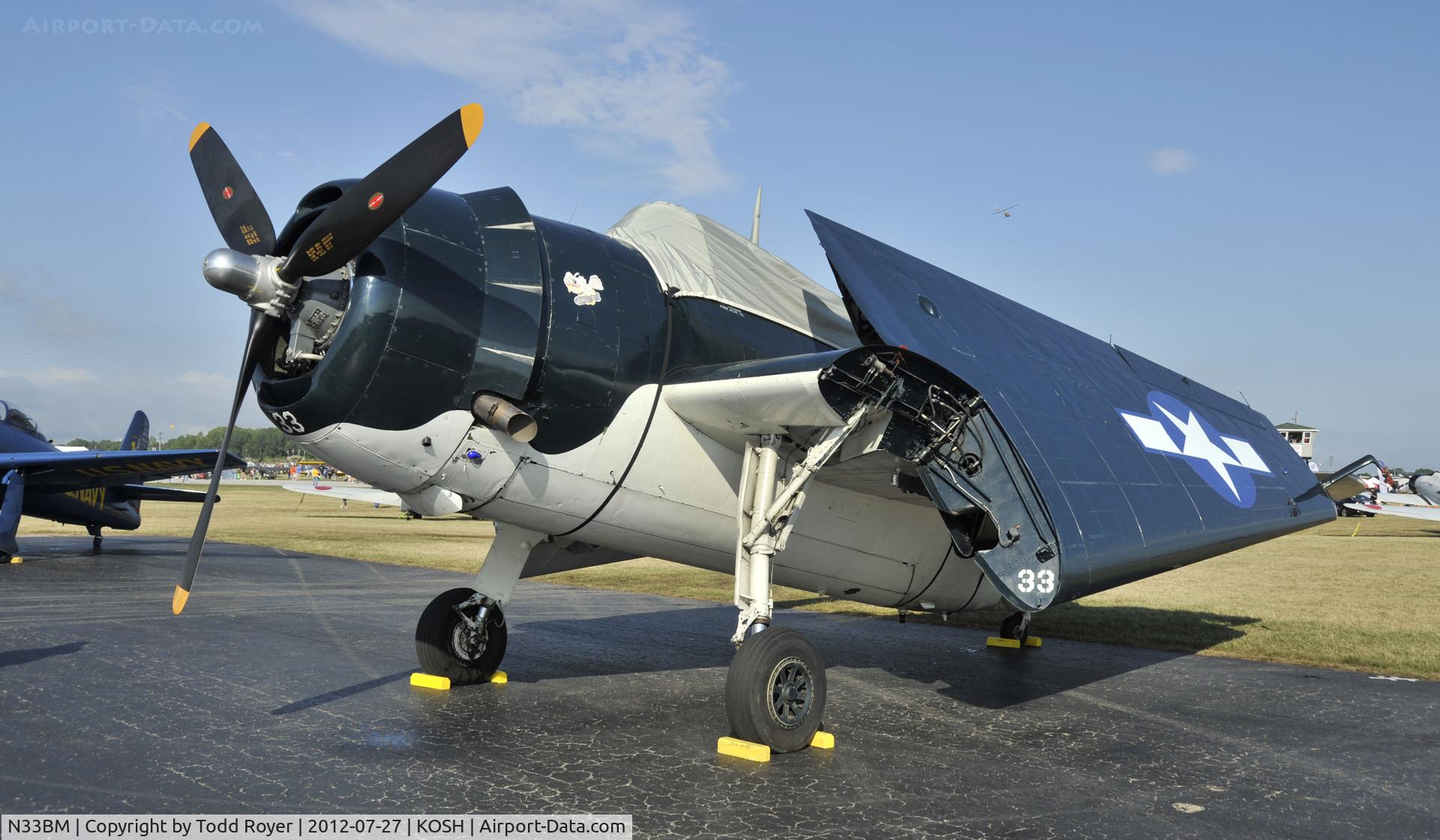 N33BM, 1943 Grumman TBM-3E Avenger C/N 53119, Airventure 2012