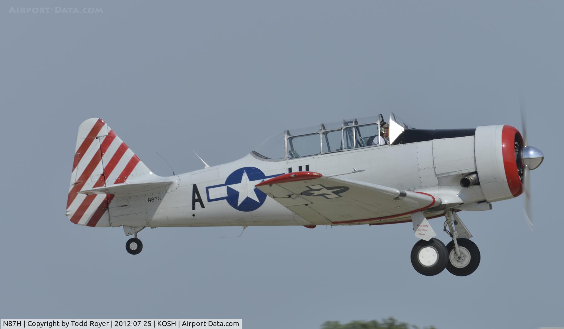 N87H, 1941 North American AT-6D Texan C/N 41-34571, Airventure 2012