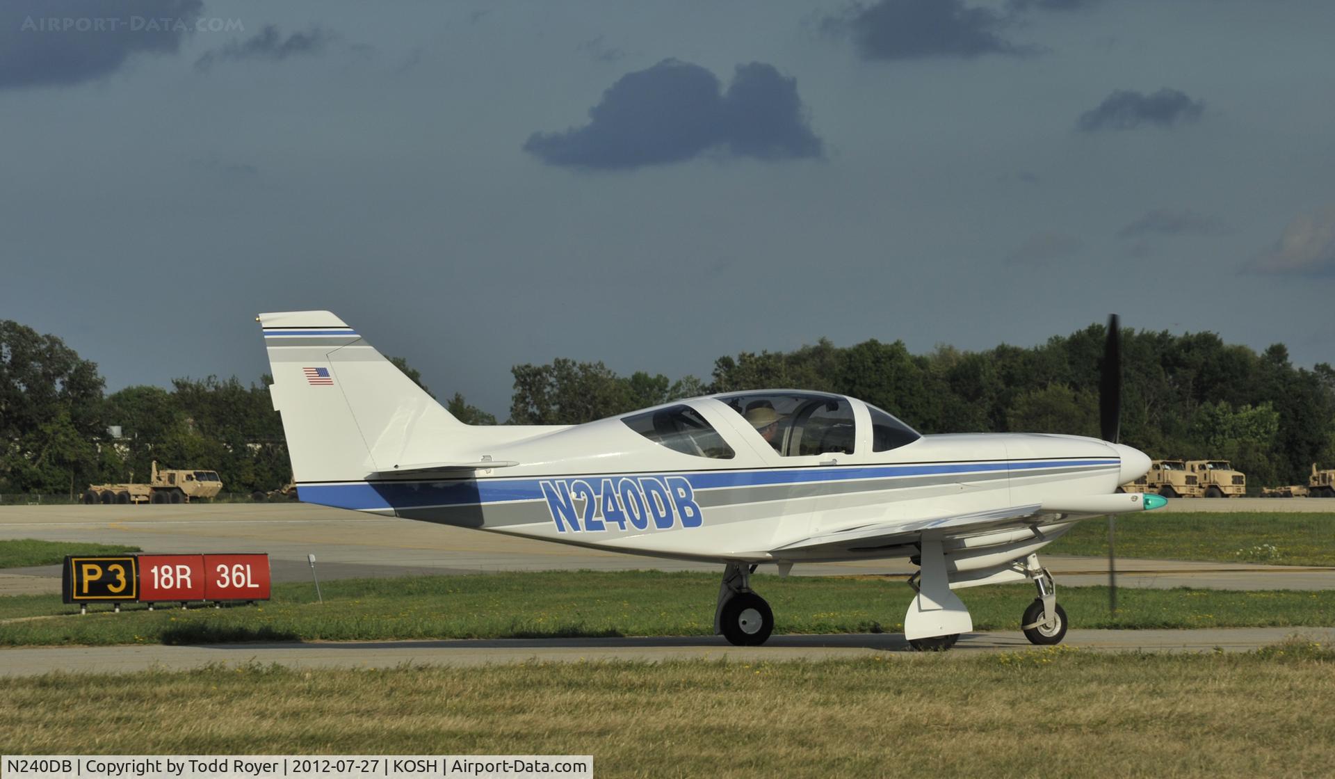 N240DB, 1999 Stoddard-Hamilton Glasair II RG C/N 1032, Airventure 2012