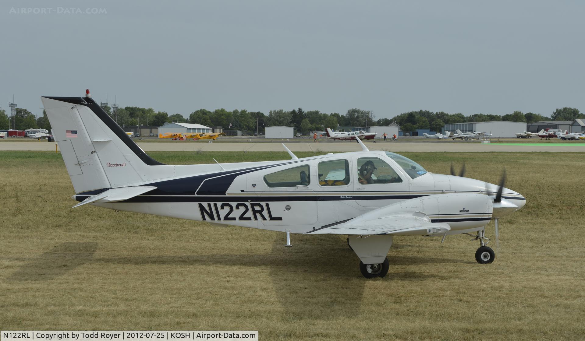 N122RL, 1978 Beech 95-B55 (T42A) Baron C/N TC-2177, Airventure 2012
