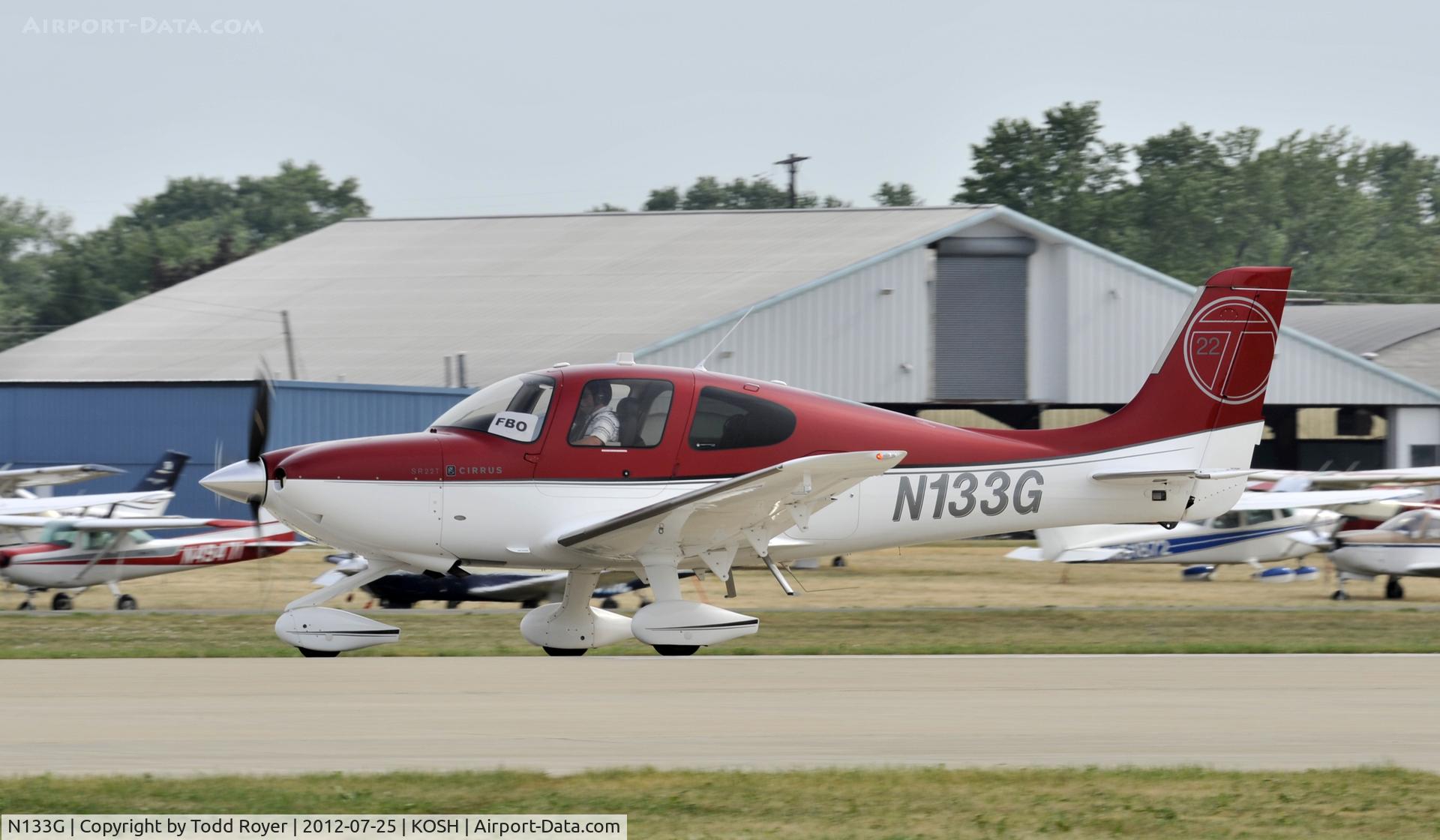 N133G, Cirrus SR22T C/N 0135, Airventure 2012
