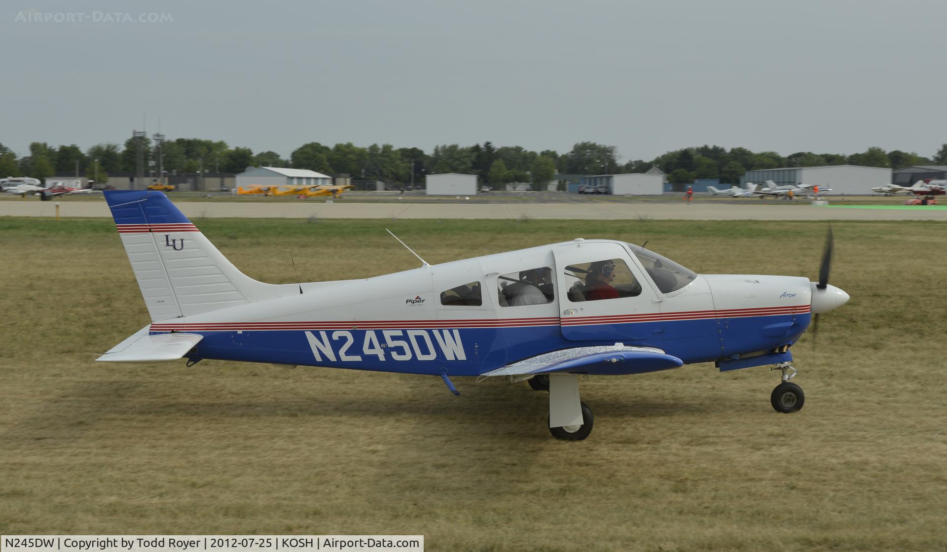 N245DW, 2003 Piper PA-28R-201 Cherokee Arrow III C/N 2844090, Airventure 2012